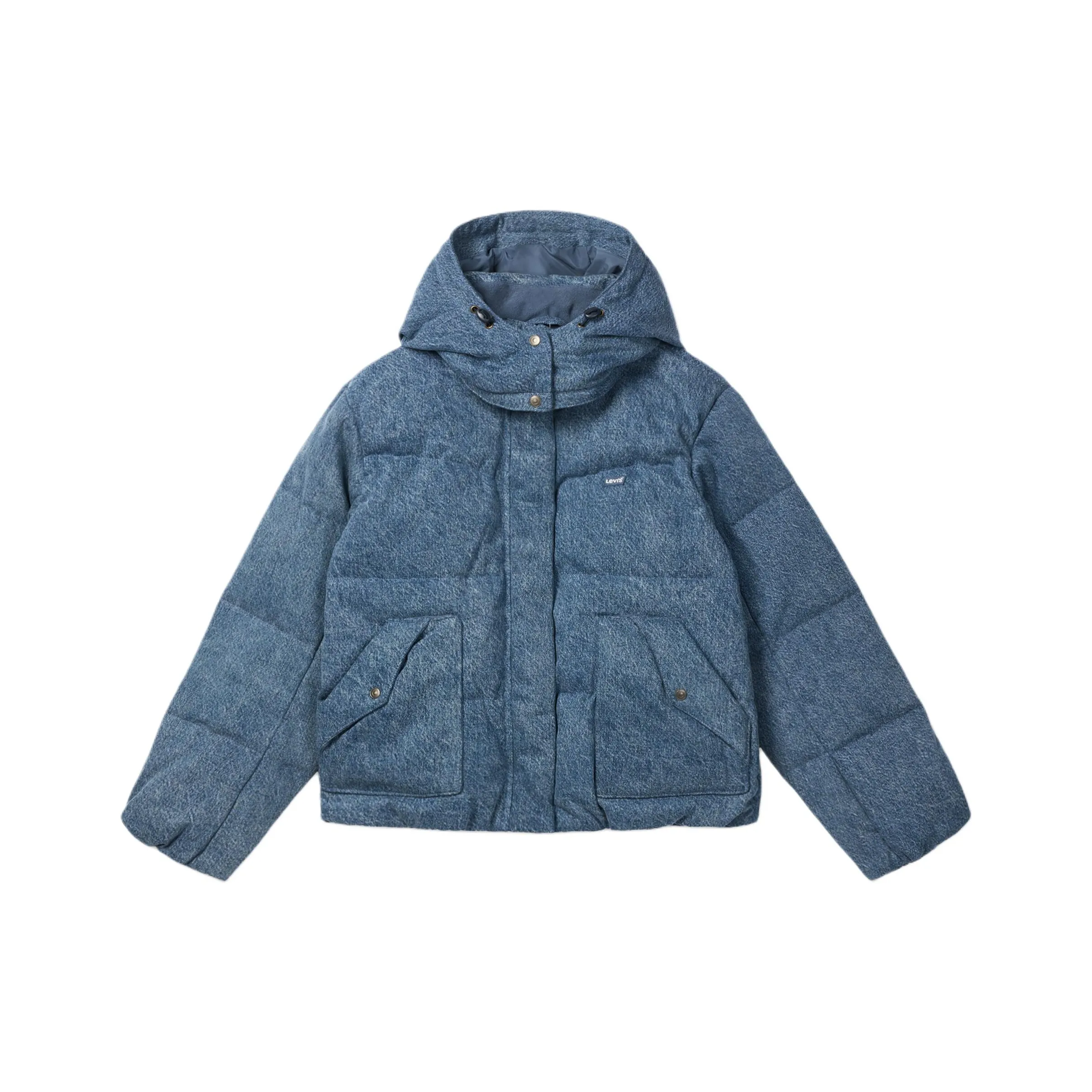 Levis Синий Женские Пуховики