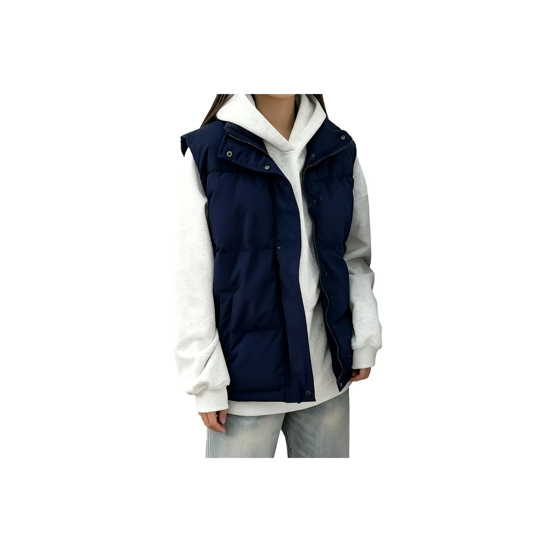 BRG Темно-синий Унисекс Жилеты