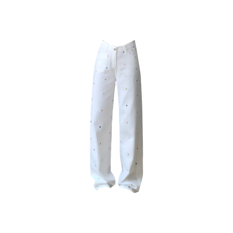 SNEIKLAU Ecru Unisex Jeans