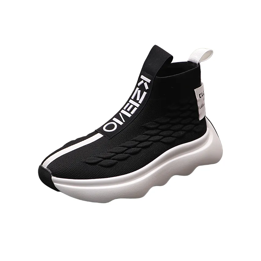 SENJIALUO Легкий Дышащий Противоскользящий Высокий Топ Повседневная Обувь Мужская