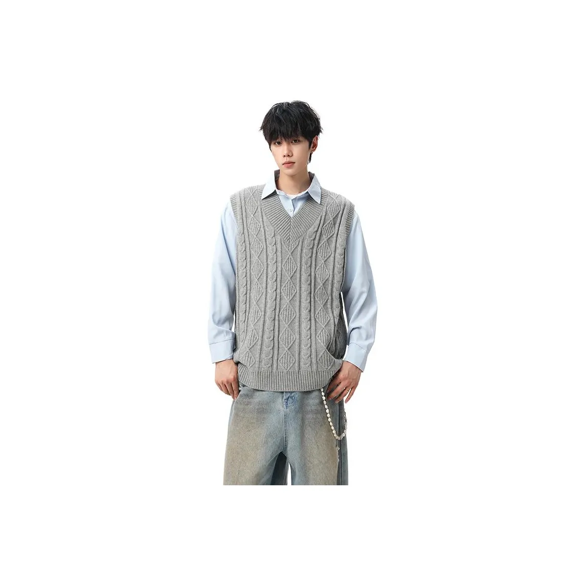 URBAN AUTHENTIC Вязаный жилет Унисекс