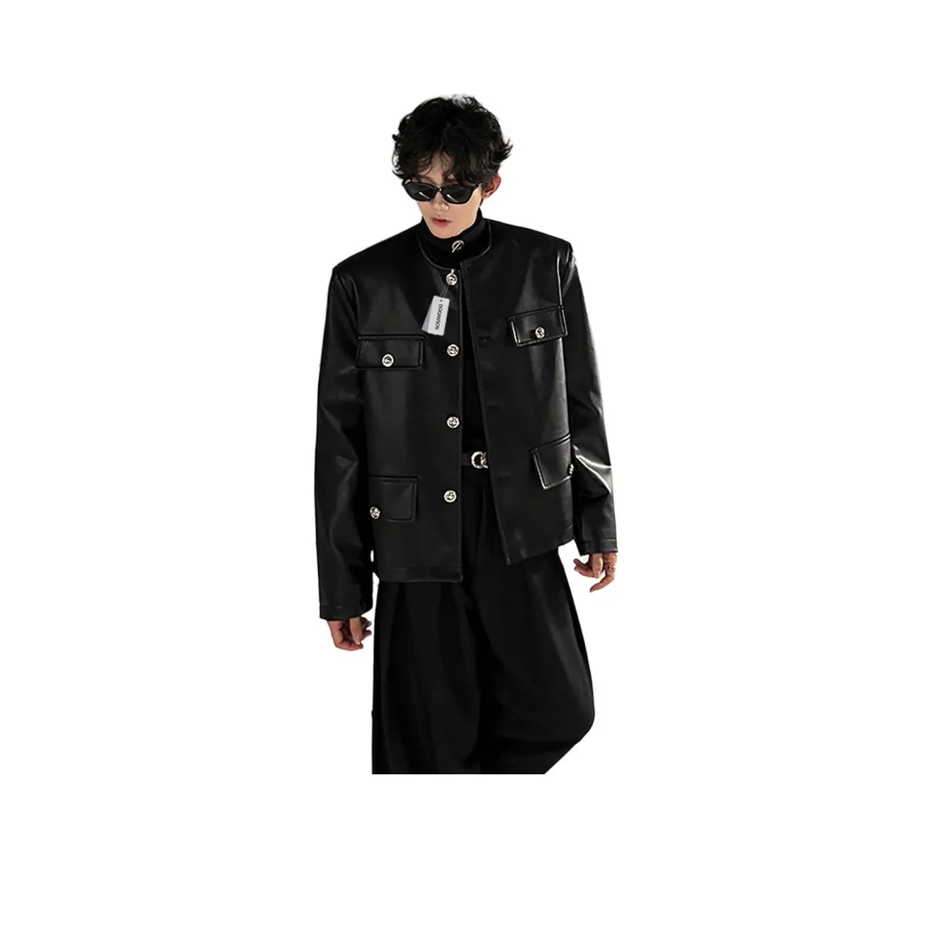 DOGANSON Черный Унисекс Кожаные куртки