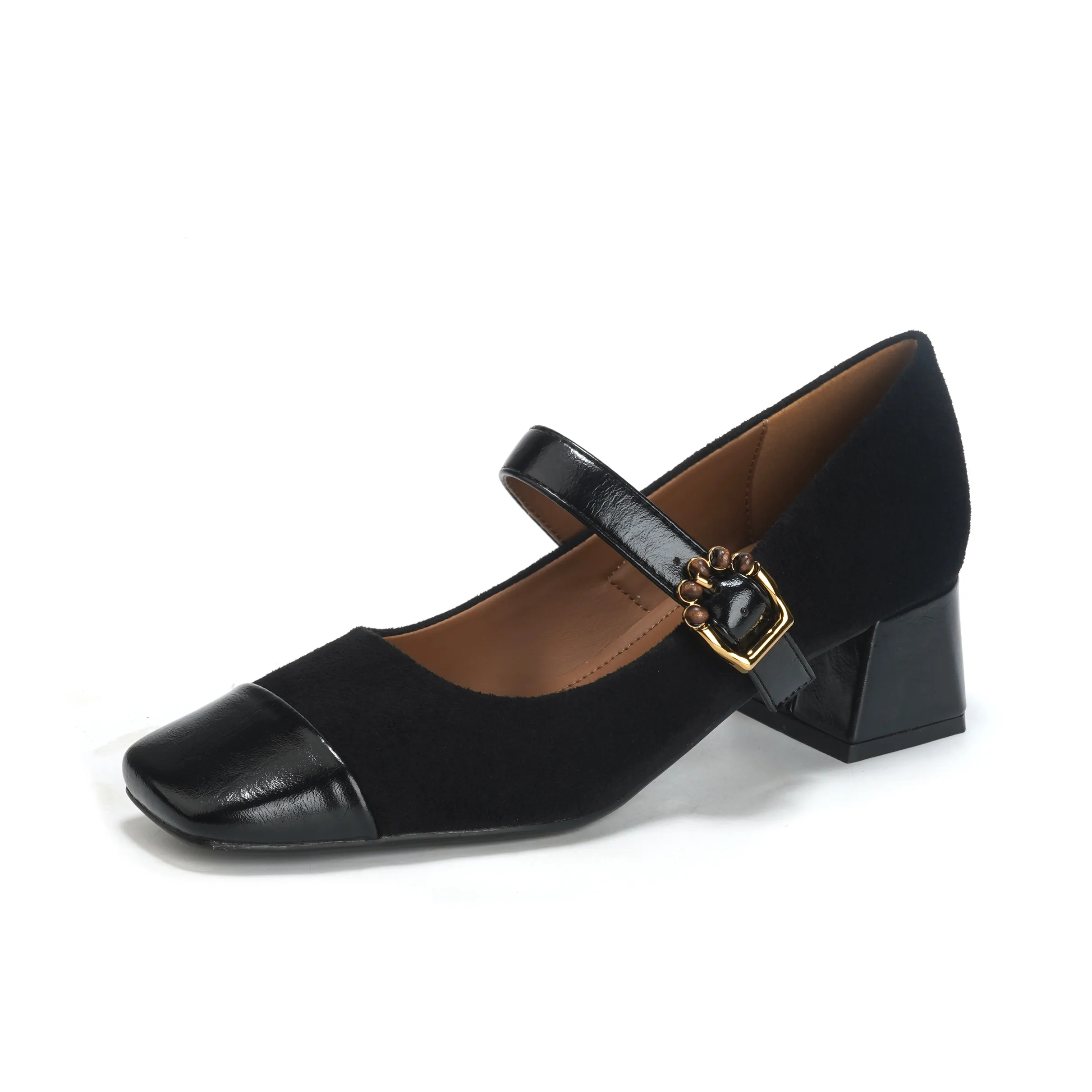 Beijiani Грубый каблук Мэри Джейн туфли 4,5 см Женские