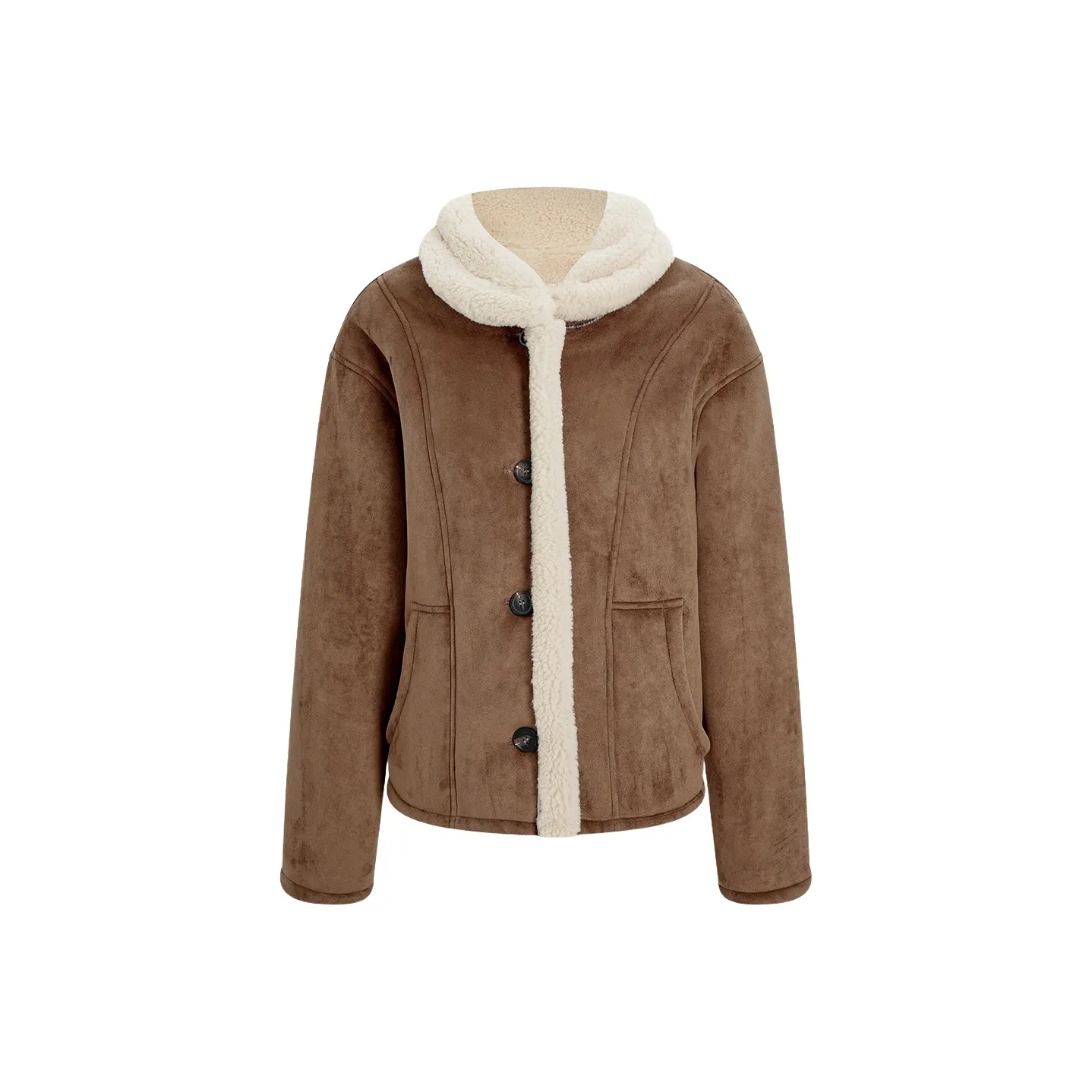 Pa33word Каштаново-кофейный Женские Меховые изделия