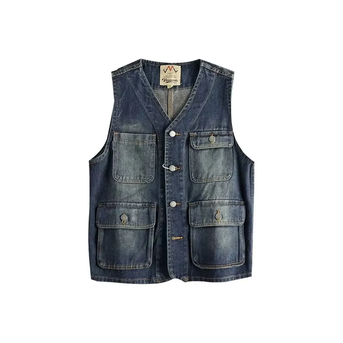 PLQV Синий Мужской Жилеты