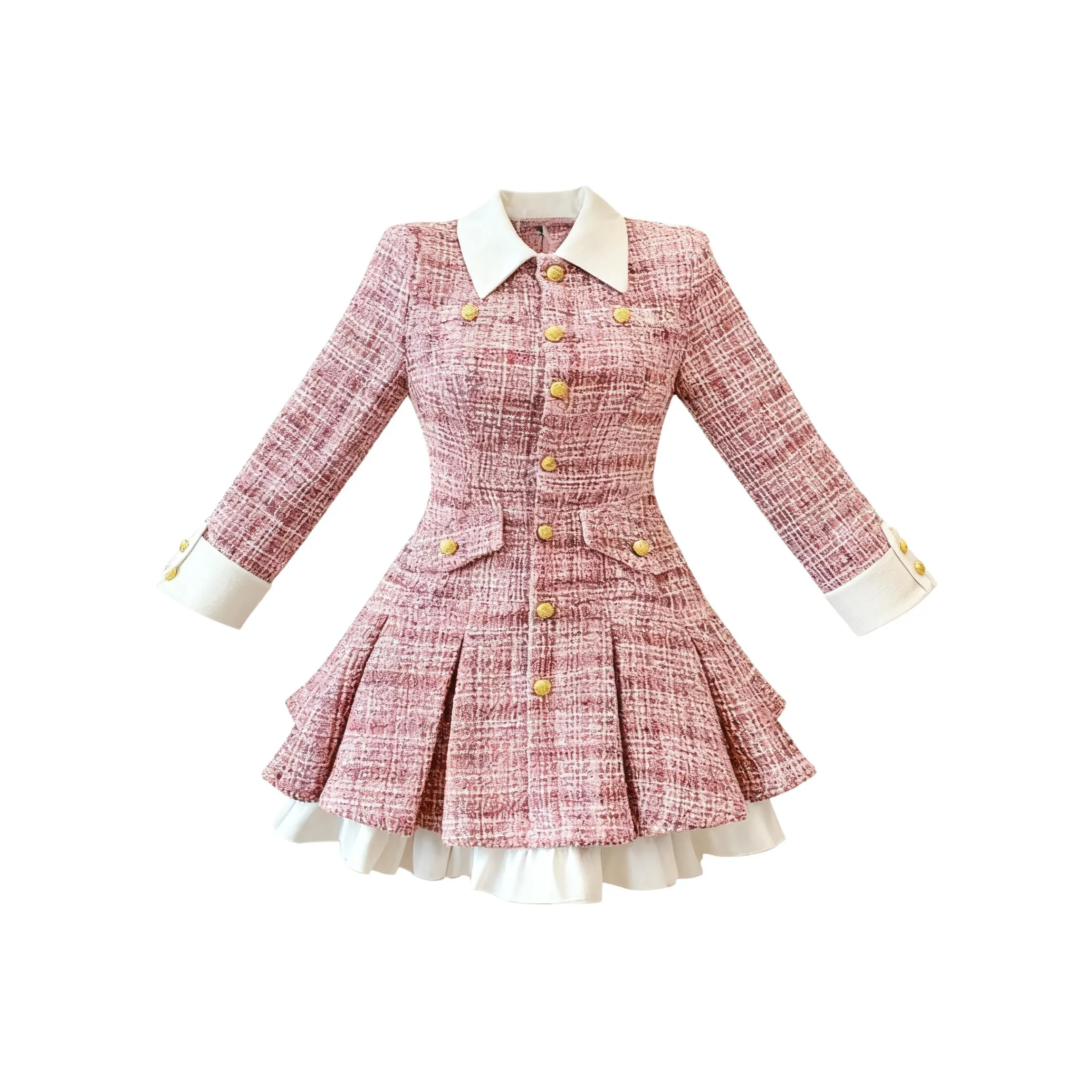 SECFLY OFFICIAL Длинное платье с длинными рукавами женское