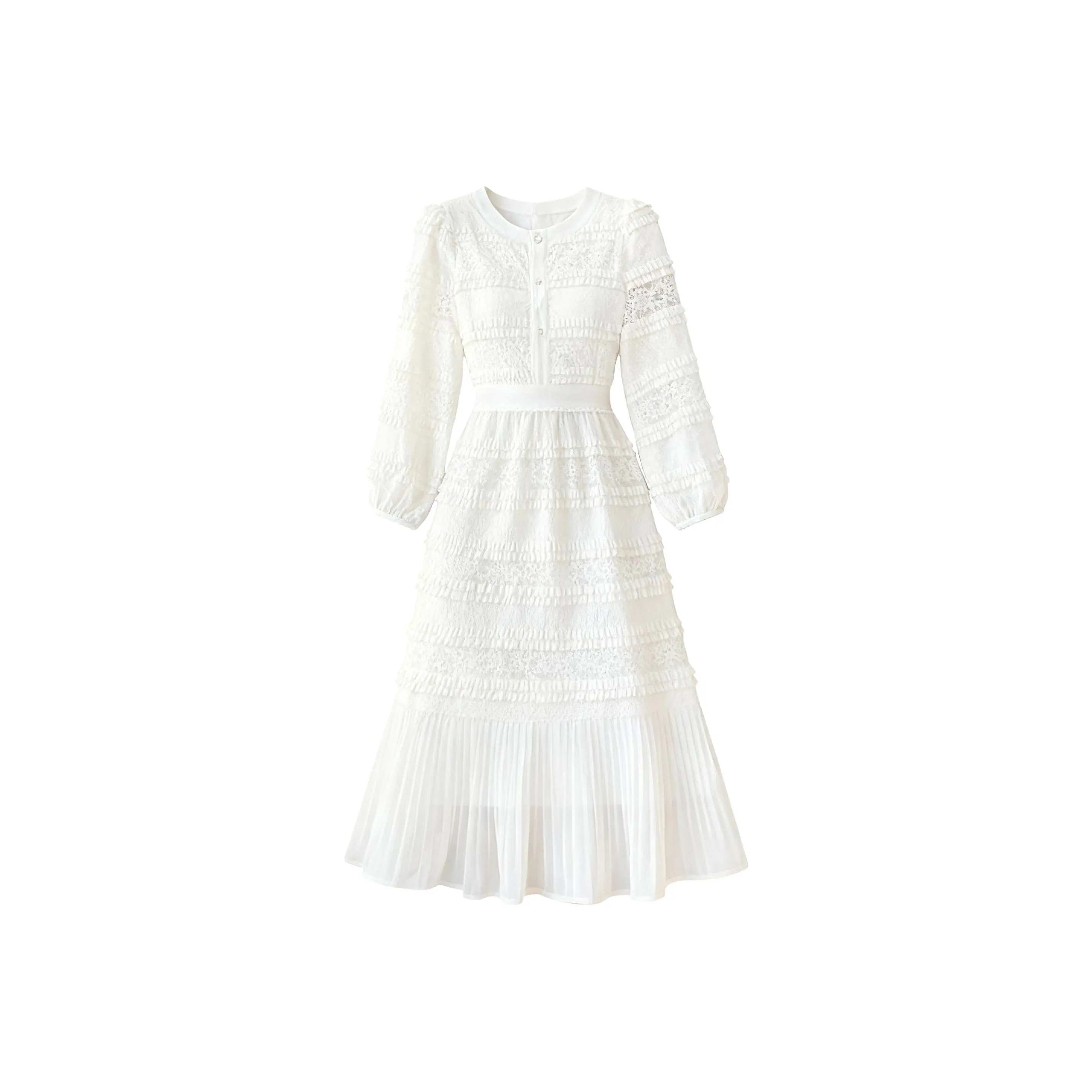 SECFLY OFFICIAL Длинное платье с длинными рукавами женское