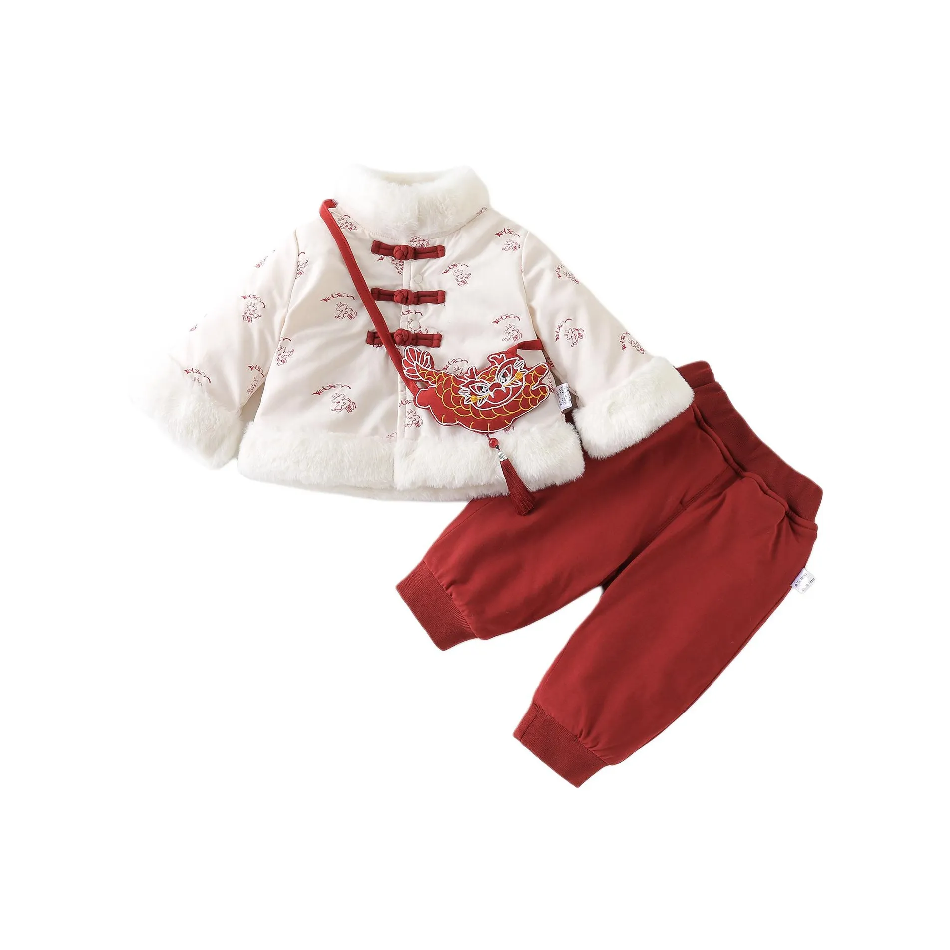 XiaoJinBu Детские комплекты одежды в китайском стиле