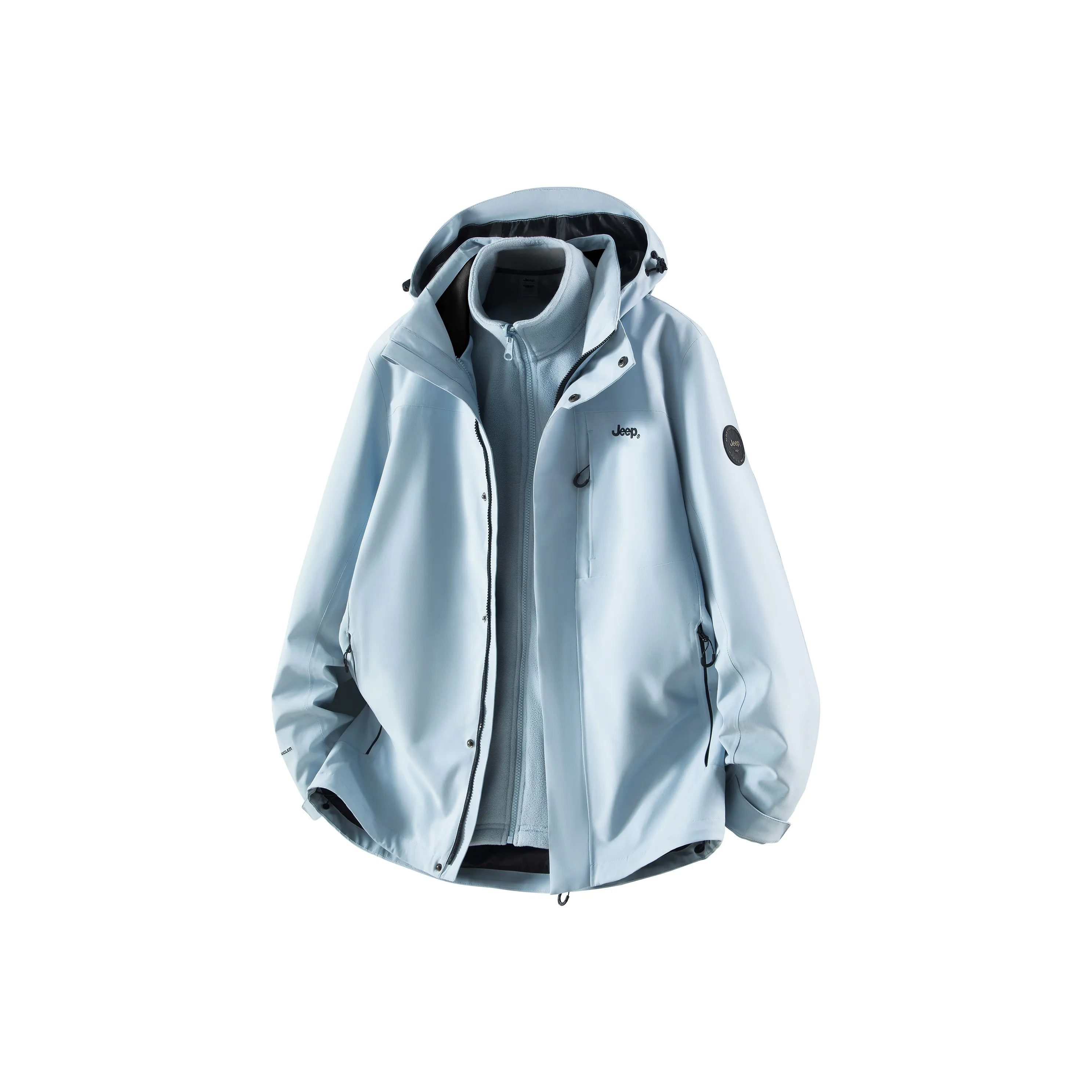 JEEP Leisure Collection Водонепроницаемый Ветрозащитный Дышащий Термический Водоотталкивающий Ветровка Унисекс