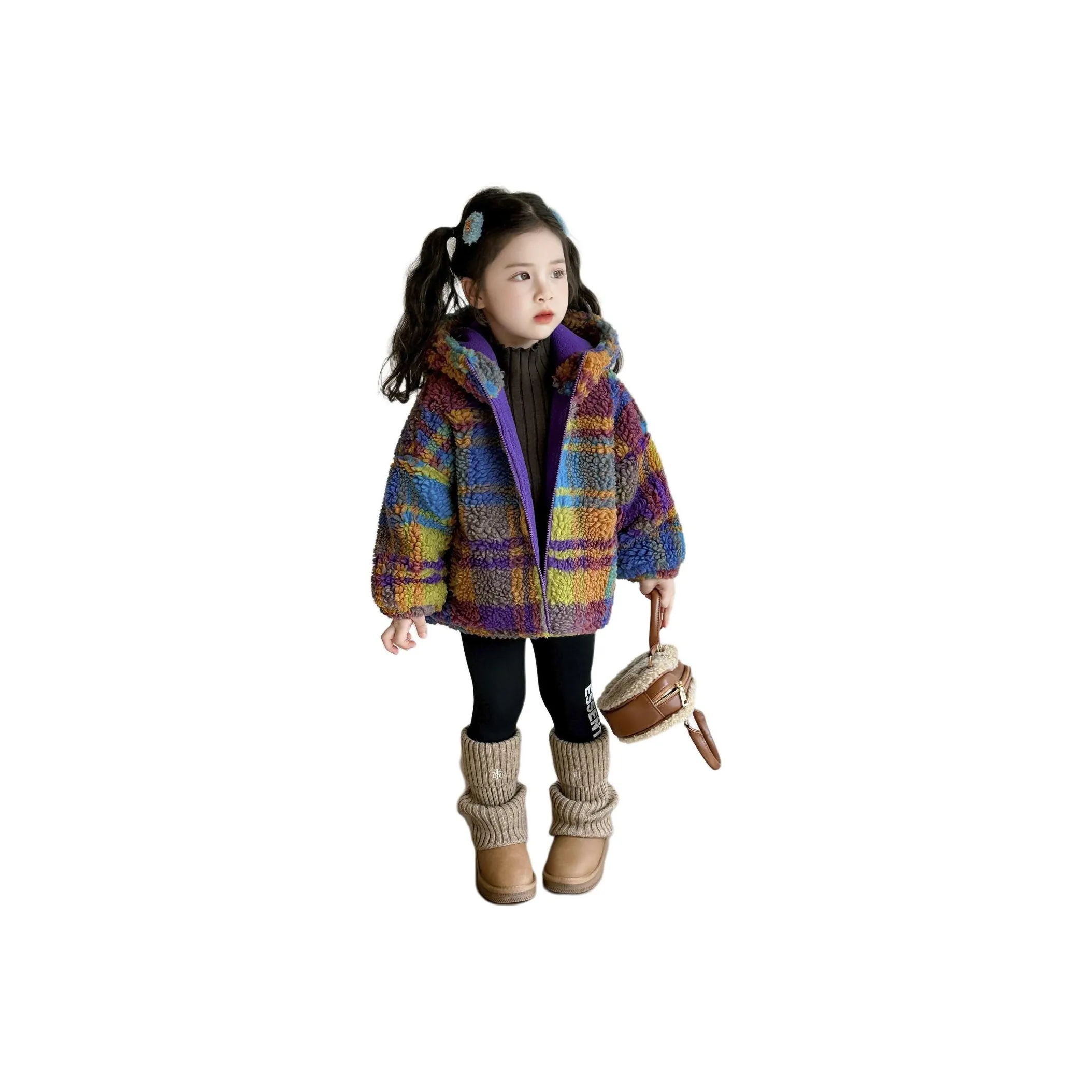 Mami Macca Искусственный мех для детей в возрасте 3-7 лет