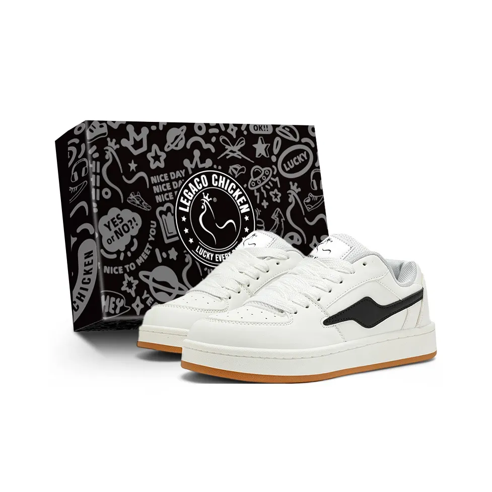 Legaco Chicken Шокабойеры Устойчивые к износу Противоскользящие Низкие Кроссовки для скейтбординга Унисекс