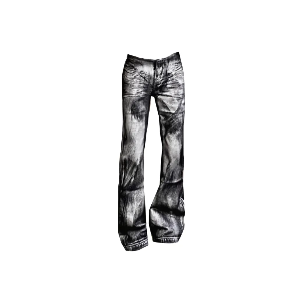 SNEIKLAU Черный Унисекс Джинсы