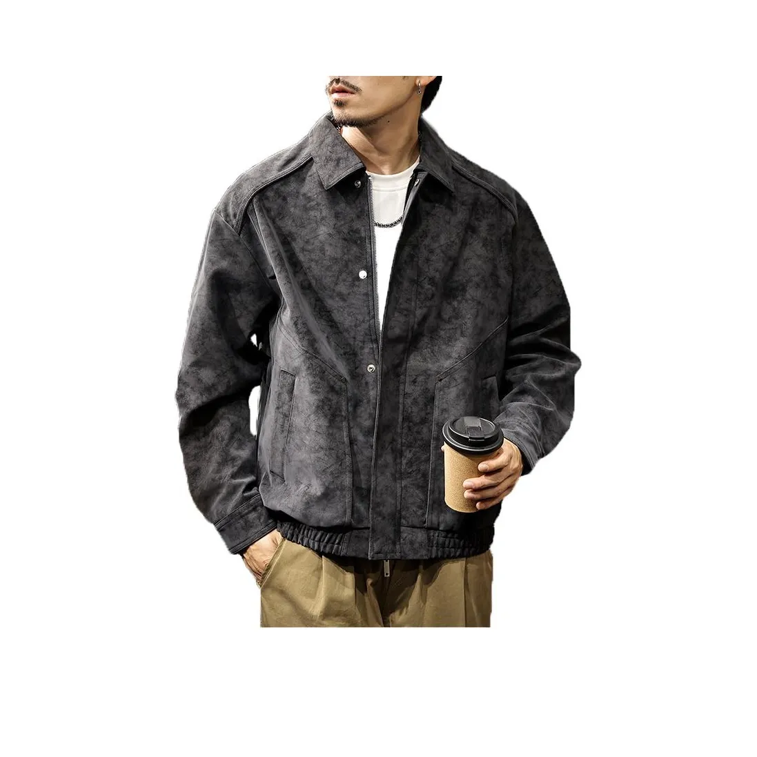 LUJIEBANG Мужские кожаные куртки
