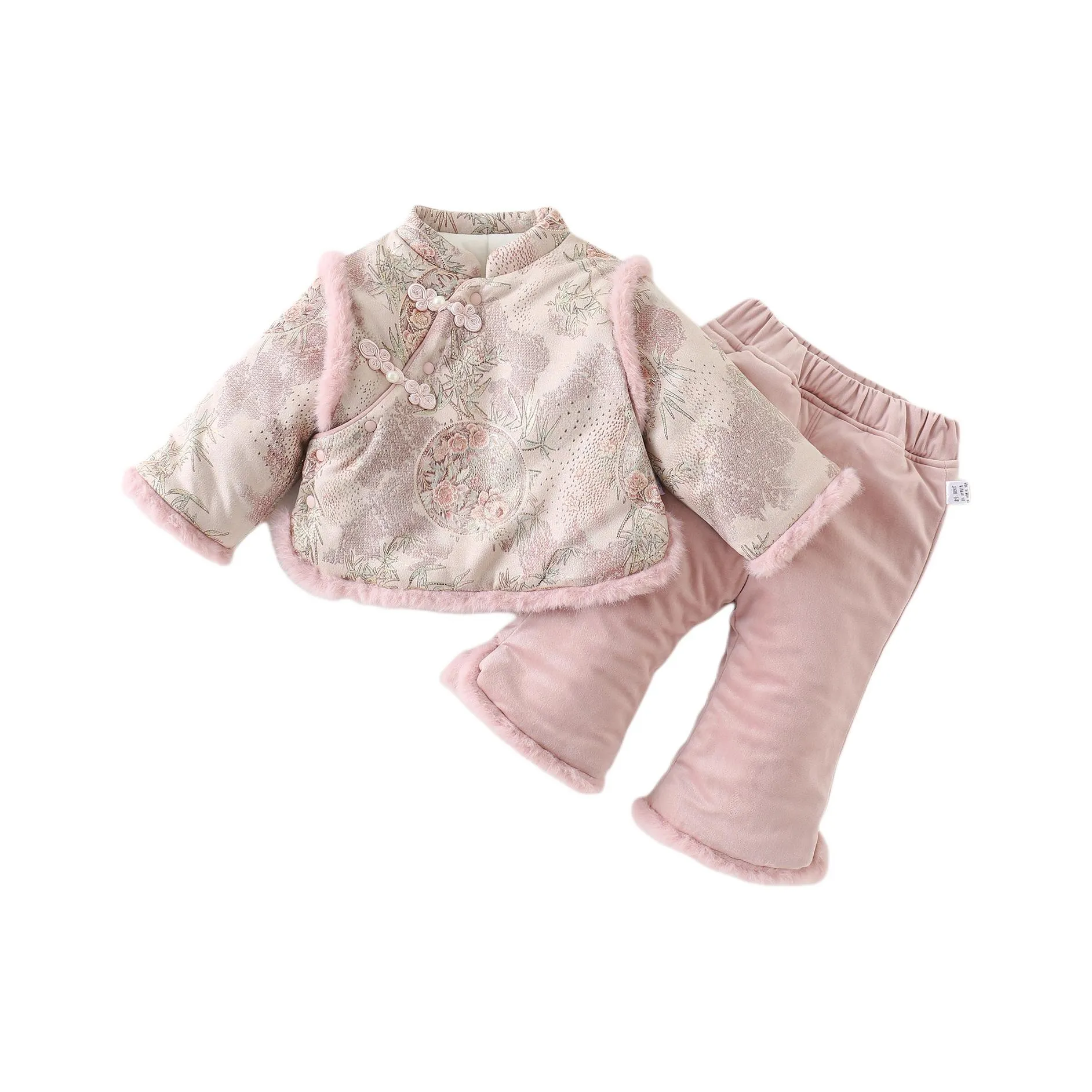 XiaoJinBu Детские комплекты одежды в китайском стиле