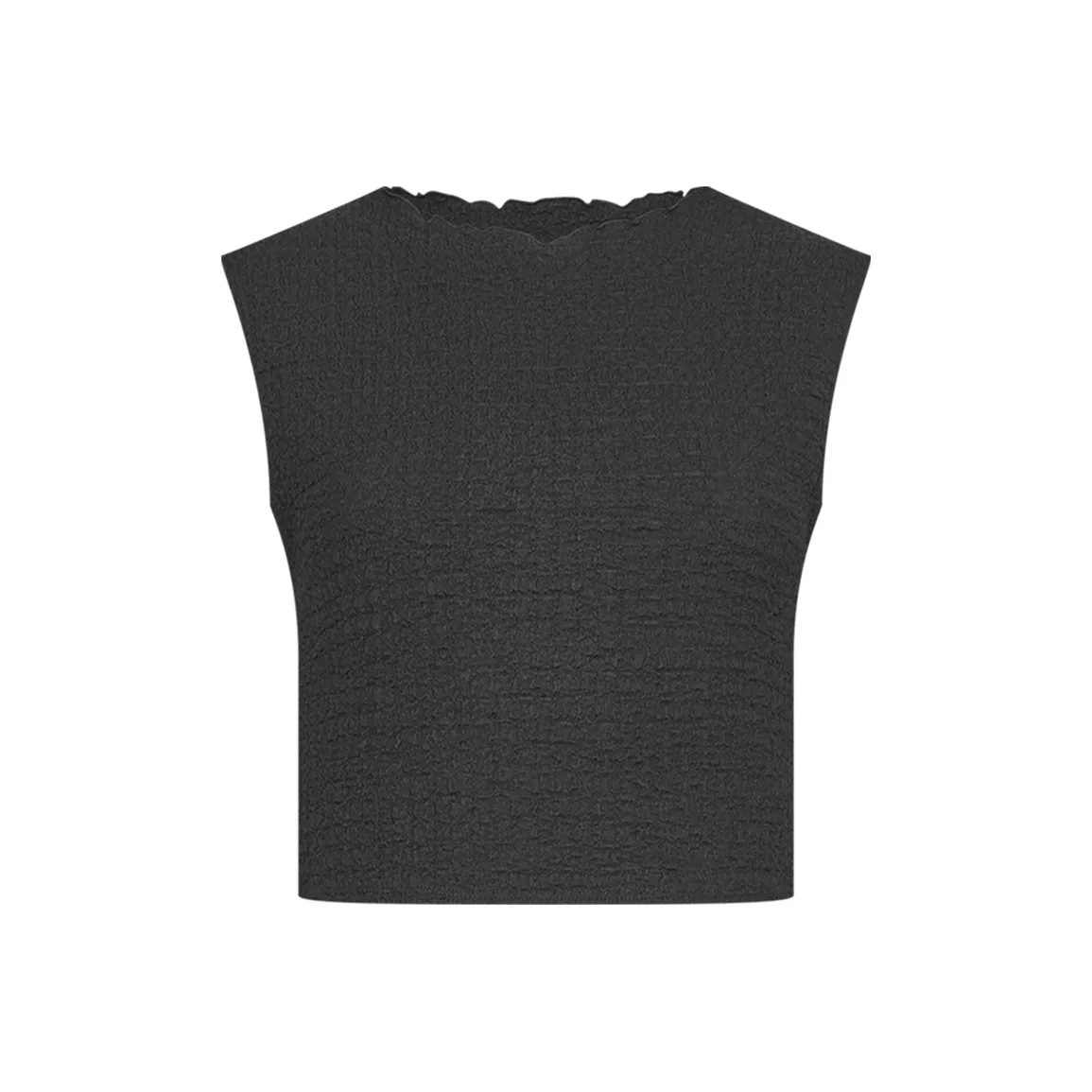 URBAN REVIVO Глубокий черный Женские майки