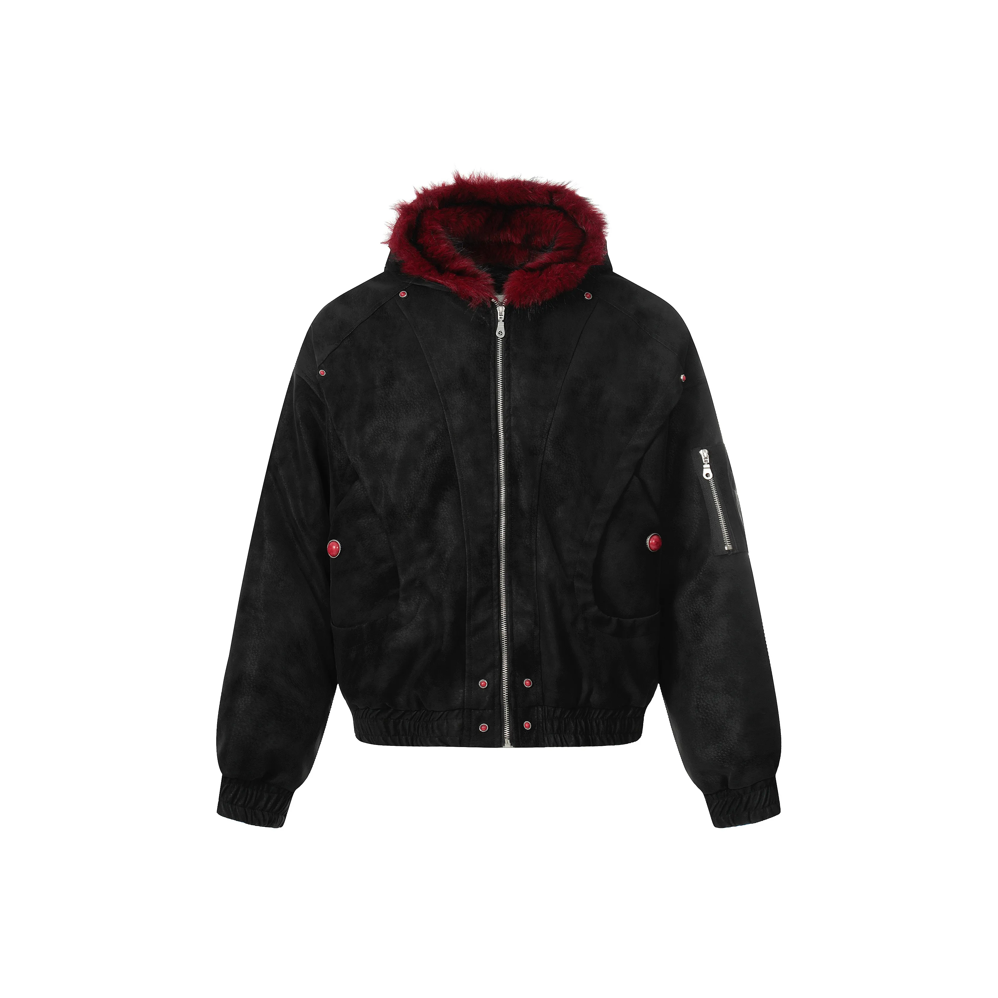 HIPHOPPUNKS Черные Мужские Куртки