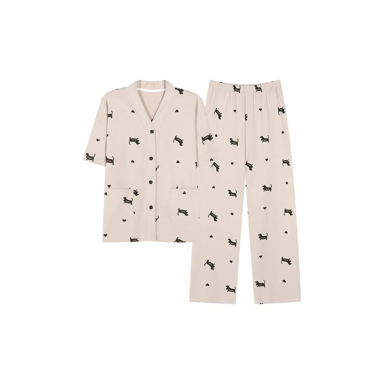 Floating light islands Women's Pajama Sets