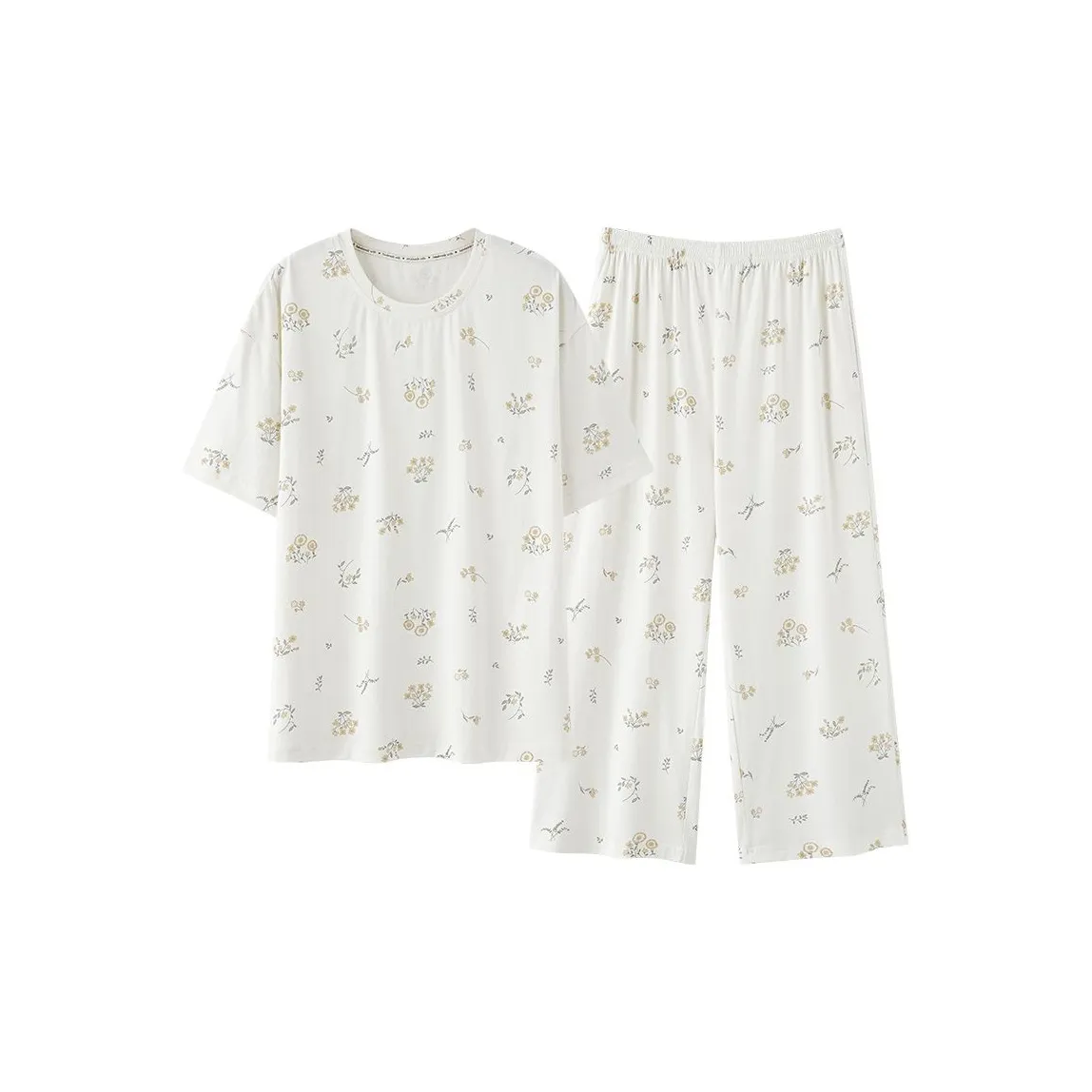 Floating Light Islands Пижама Набор Женские Белые