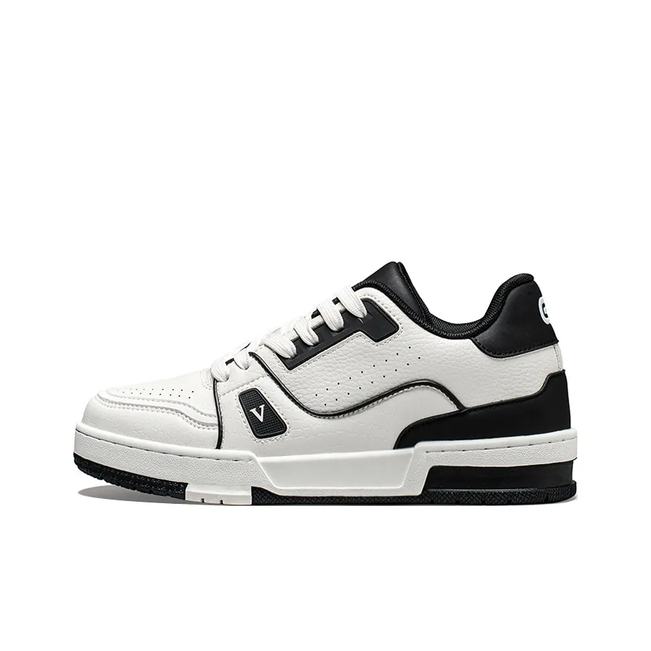 V.YERXU Trainer Белый Змеиный принт Низкий Топ Детские Скейтбординги Подростки