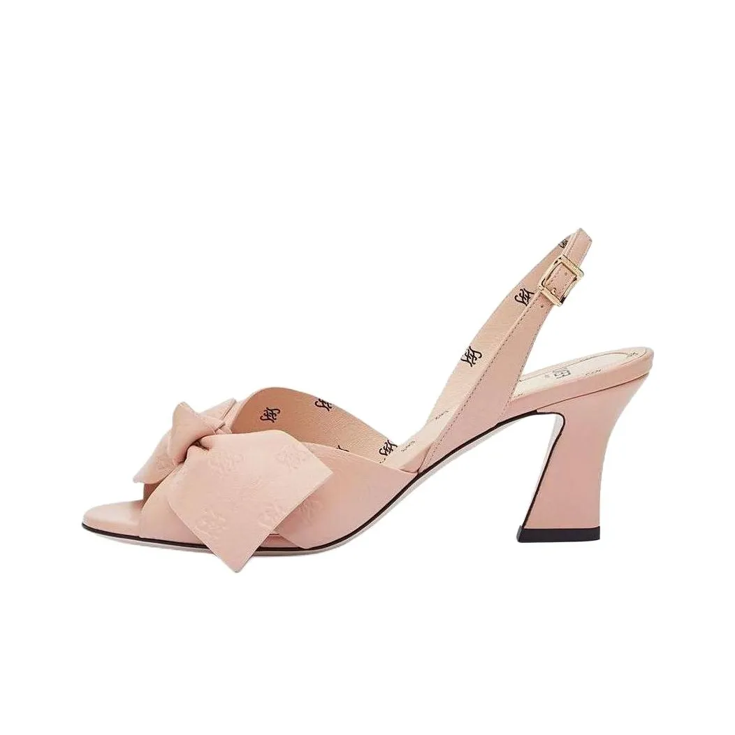 FENDI FF Модные сандалии 8 см женские розовые