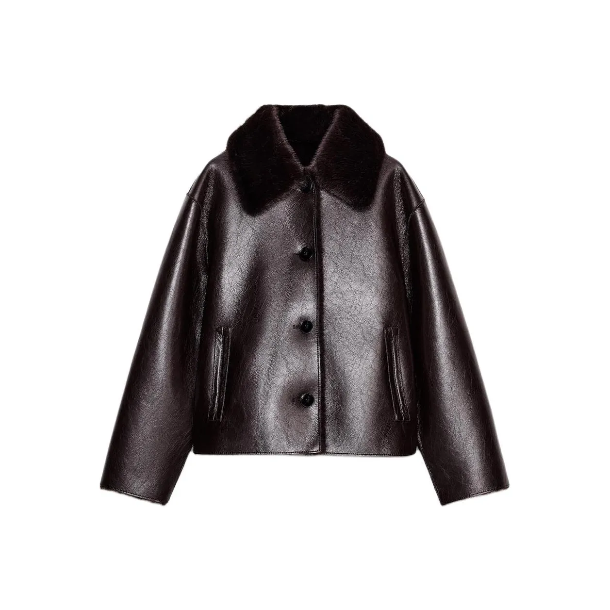 ZARA Коричневый Женский Куртки