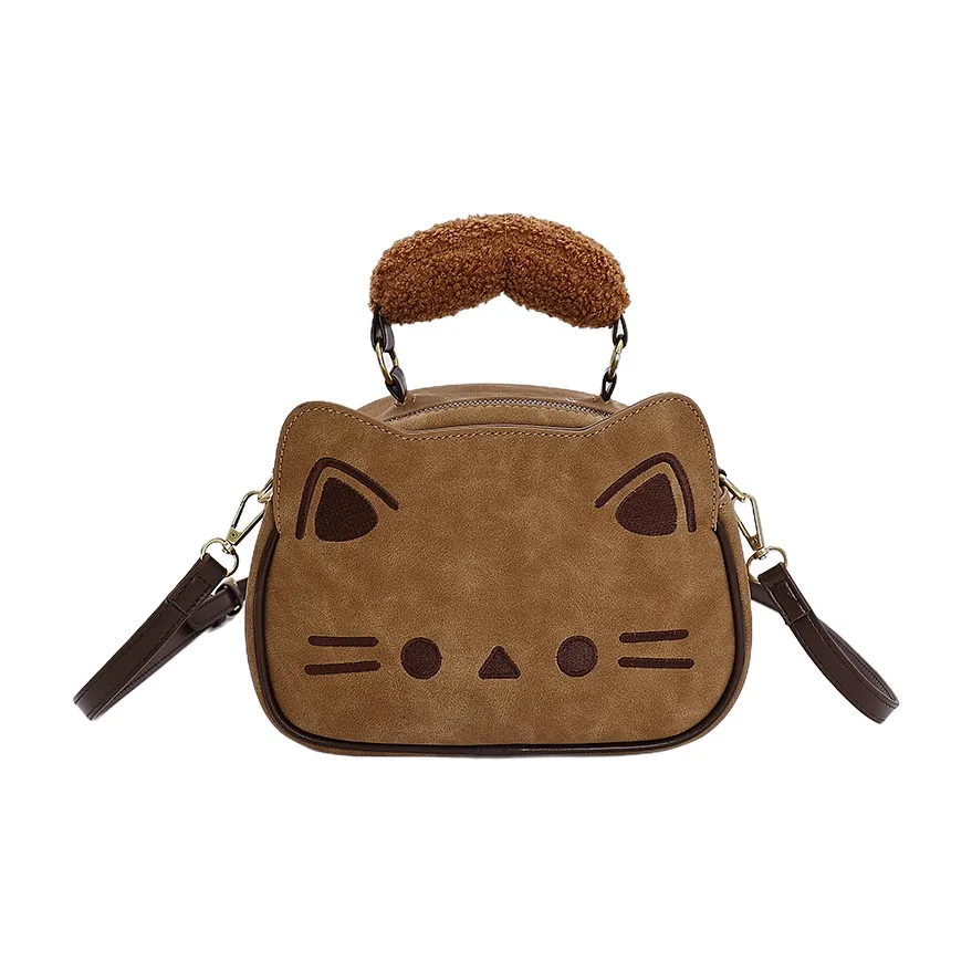 Kewuku ПУ (полиуретан) Одно плечо Сумка Стандартная Женская Коричневая