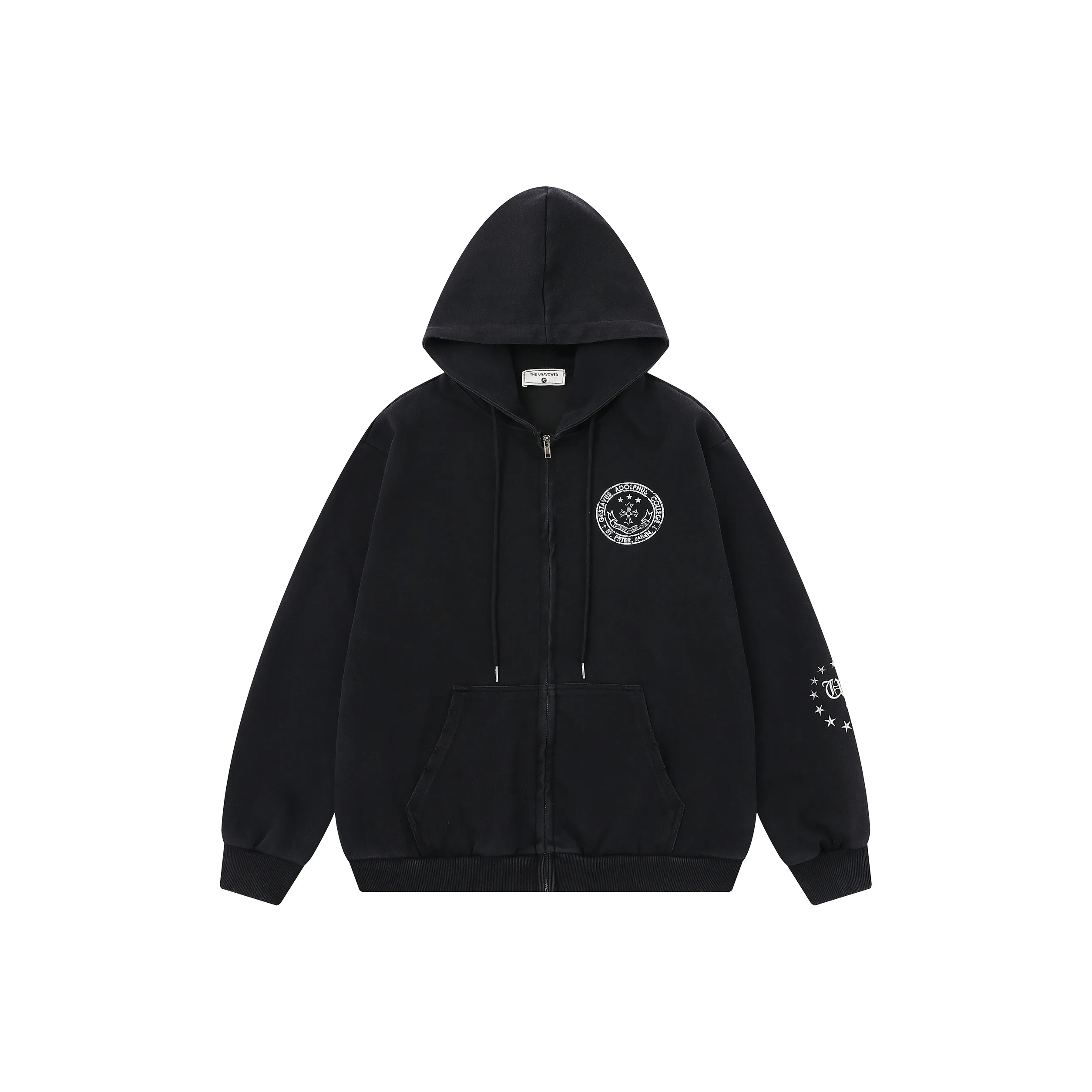 WAYHWEI Черный Унисекс Свитшоты