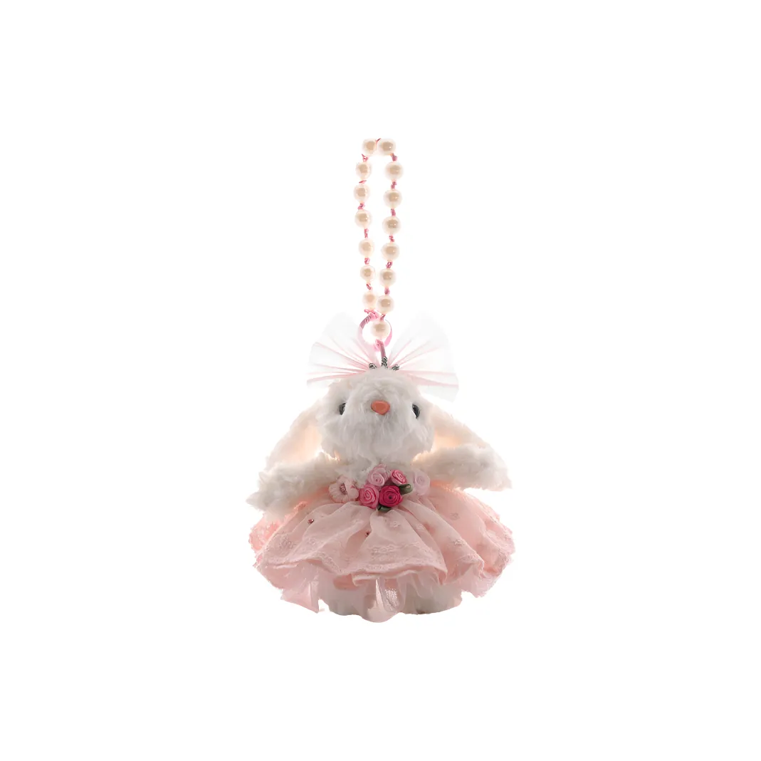 Whoops Элегантное платье принцессы с подвесным ушком кролика пышная юбка кукла плюшевая подвеска 17 см рекомендуемая высота