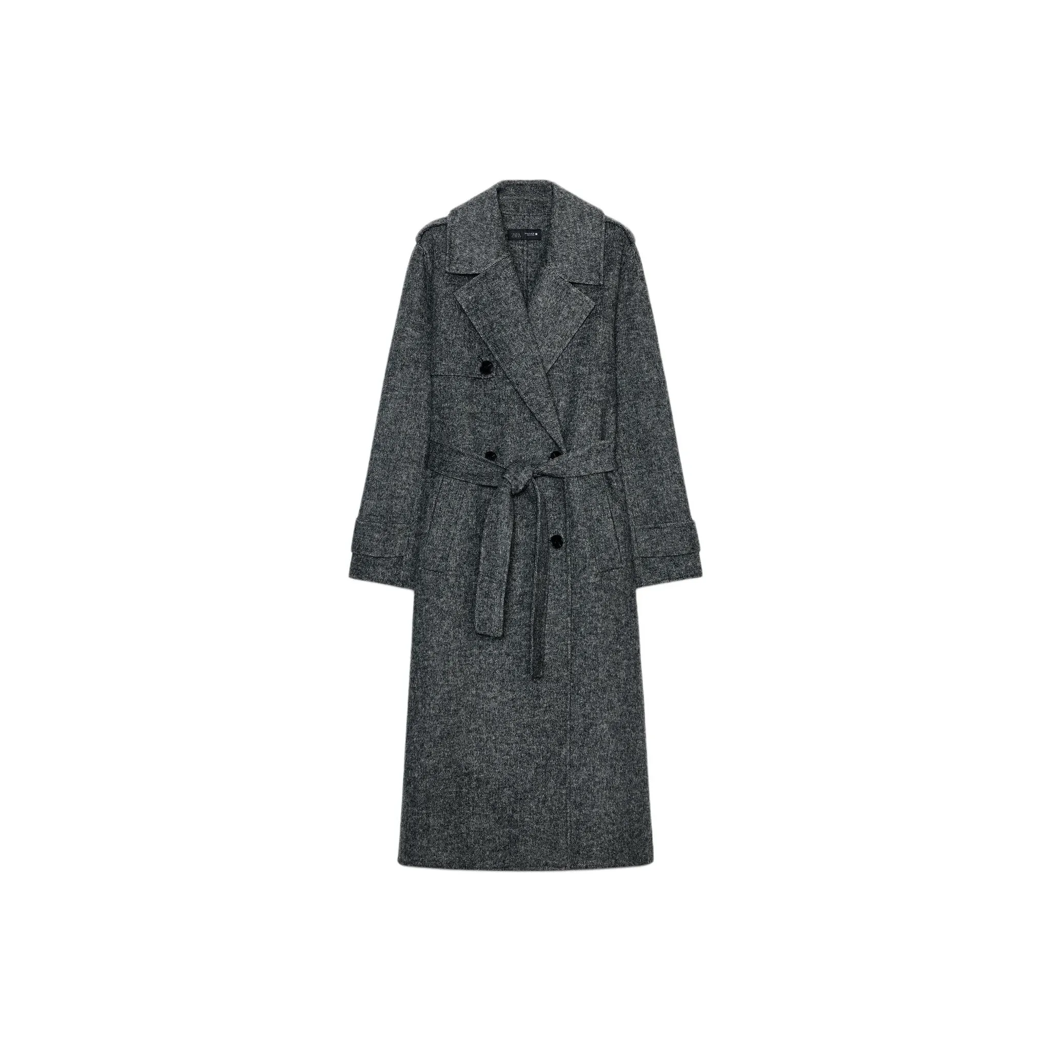 ZARA Collaboration Серое Женское Пальто