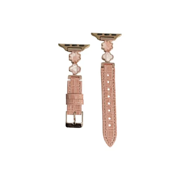 Trendy Wrist Ремешок Apple Совместимость Металл Кожа Материал