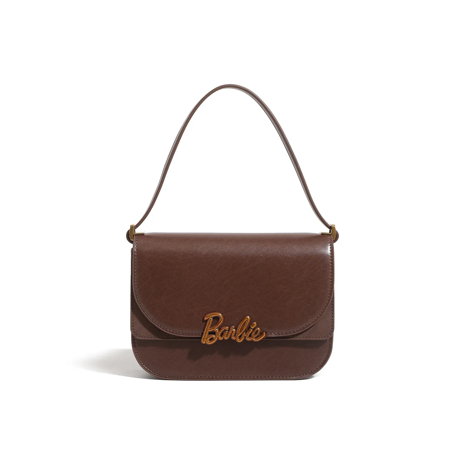 Барби Синтетическая кожа Сумка через плечо Женская Коричневый Черный