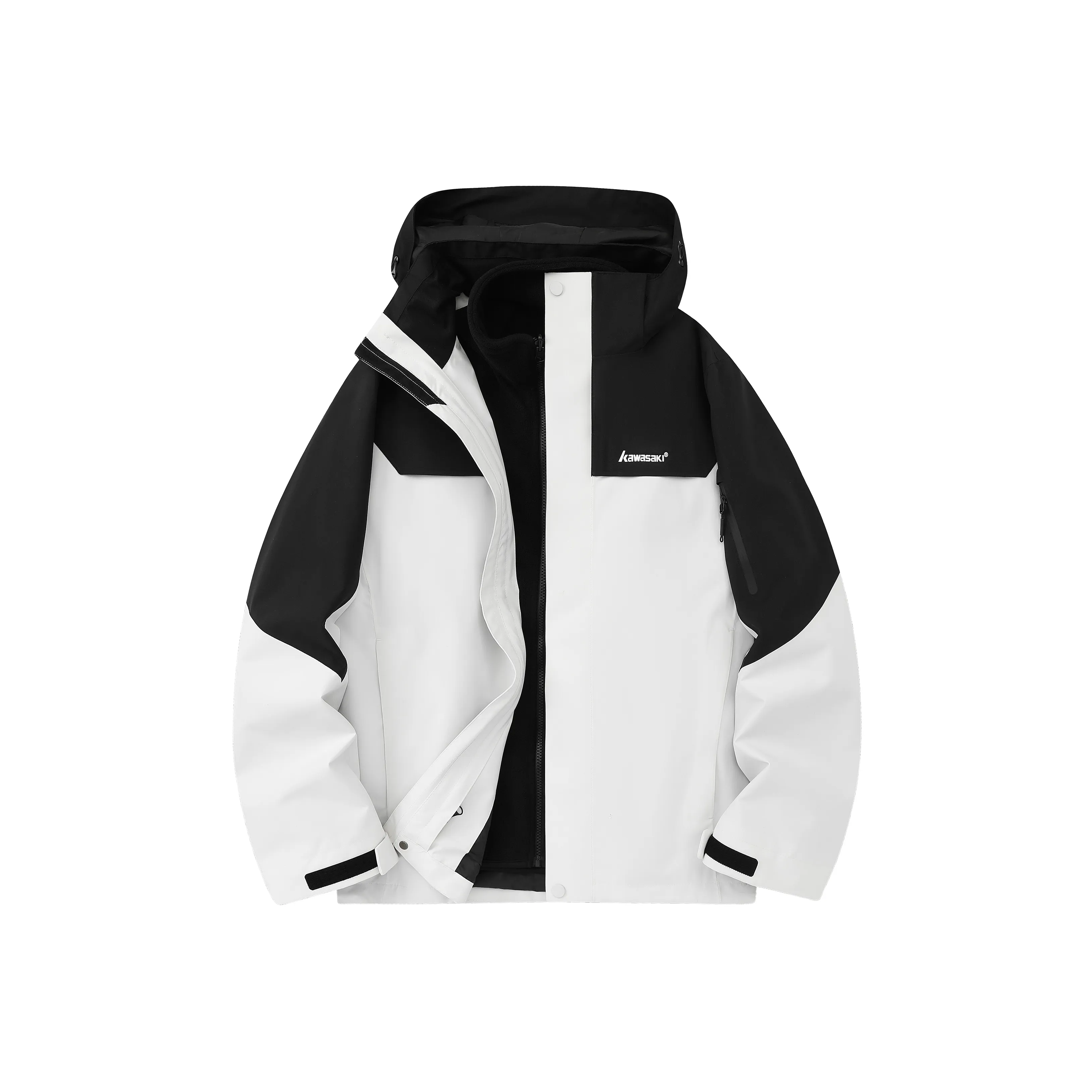 Кавасаки Водонепроницаемый Ветрозащитный Дышащий Устойчивый к истиранию Тепловой ветровка унисекс