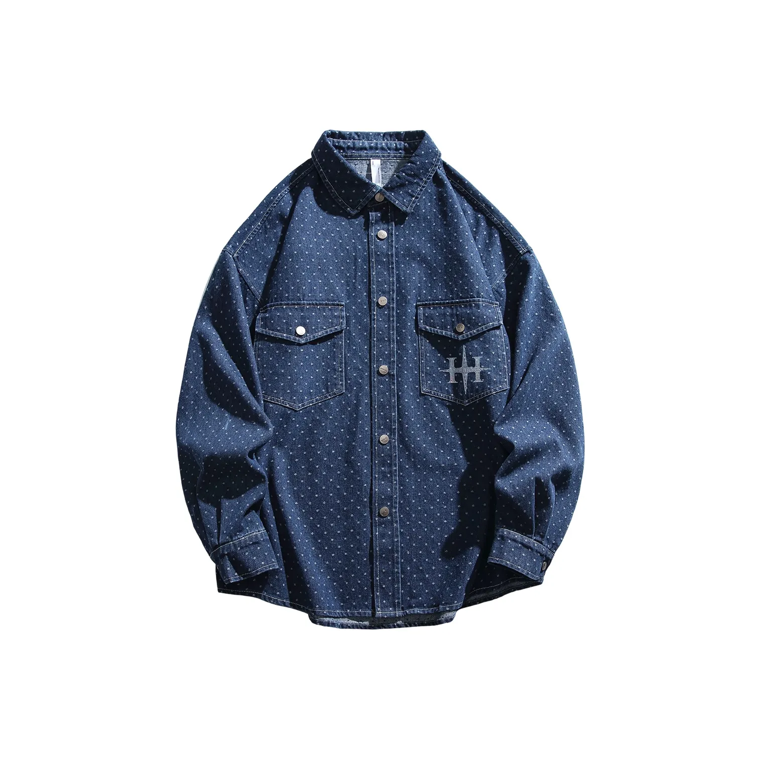 HARDY HARDY Джинсовый синий Унисекс Рубашки