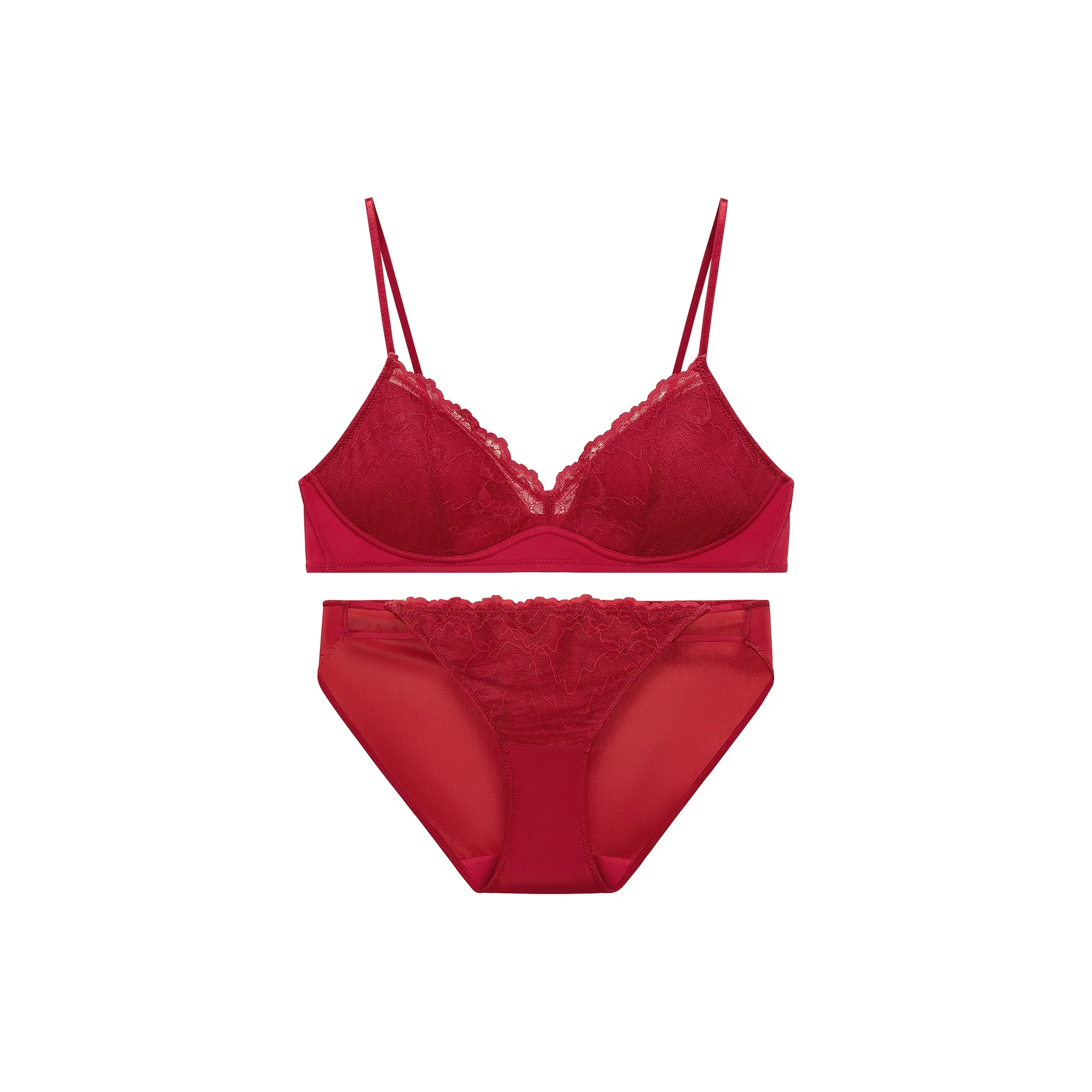 FREELASS Комплект нижнего белья Женское Малиновый