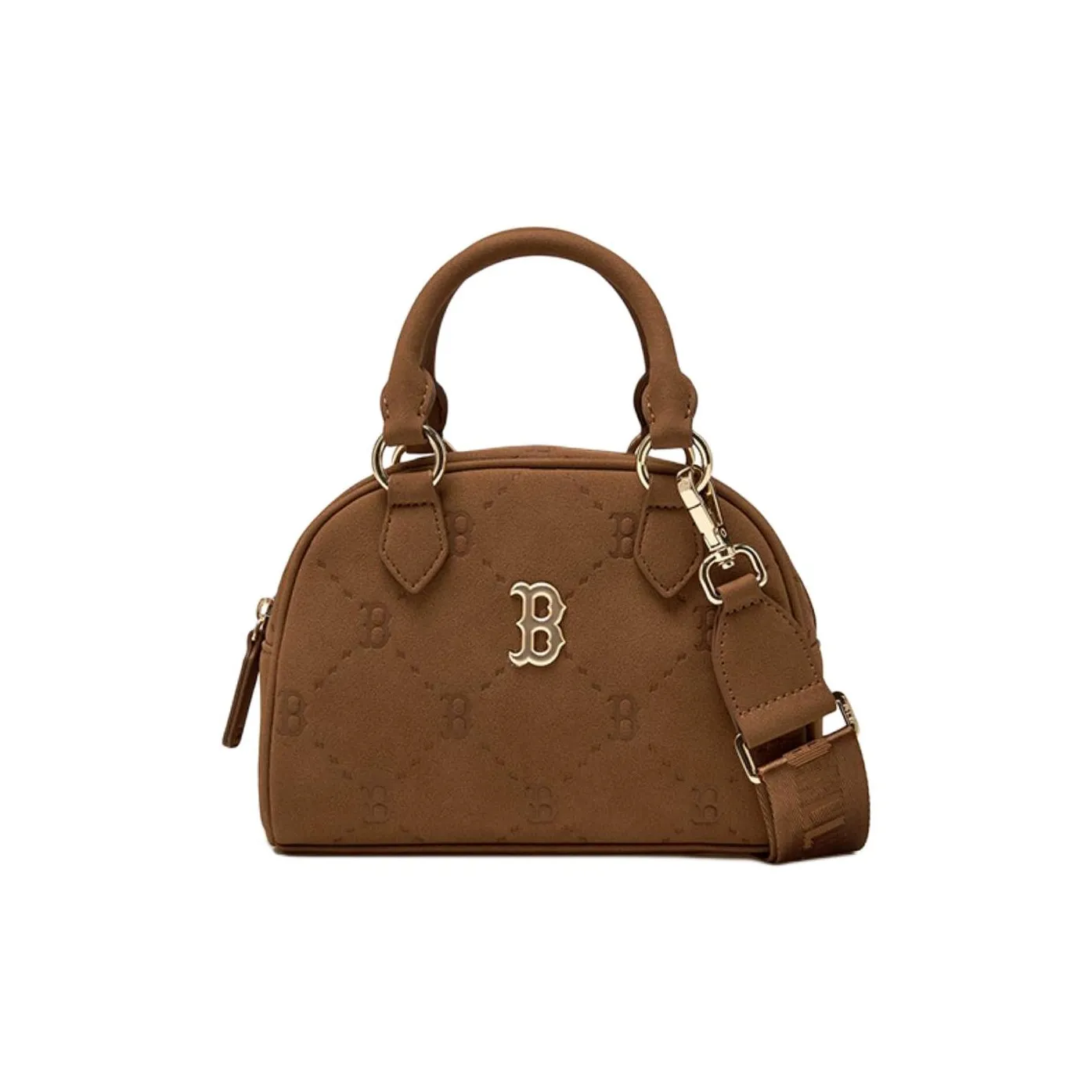 MLB Artificial Leather Crossbody Bag Handbag Regular Women's Brown