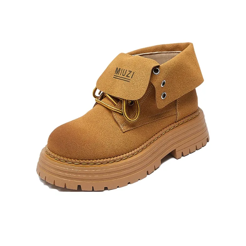 ALXNAN Короткий MID Голень Мартин Boot Женские