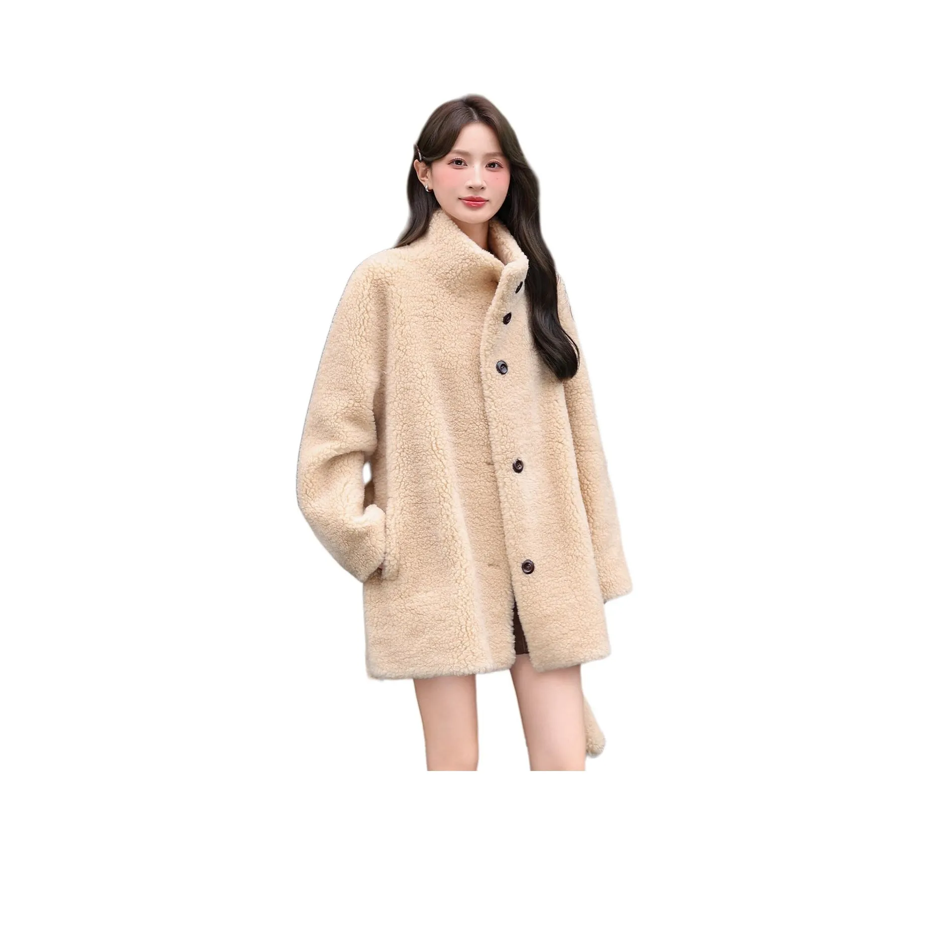 MEXICAN Бархат Feel Пальто Женское