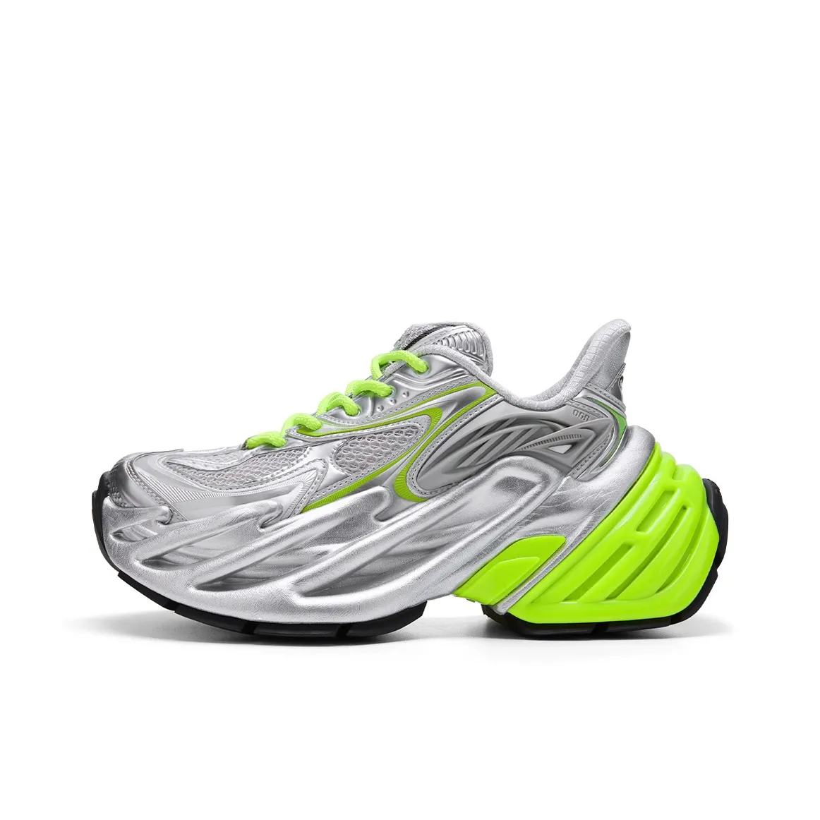 OGR R Line Reversal OG Зеленый Низкий Топ Толстая Подошва Кроссовки Унисекс Hailong Зеленый