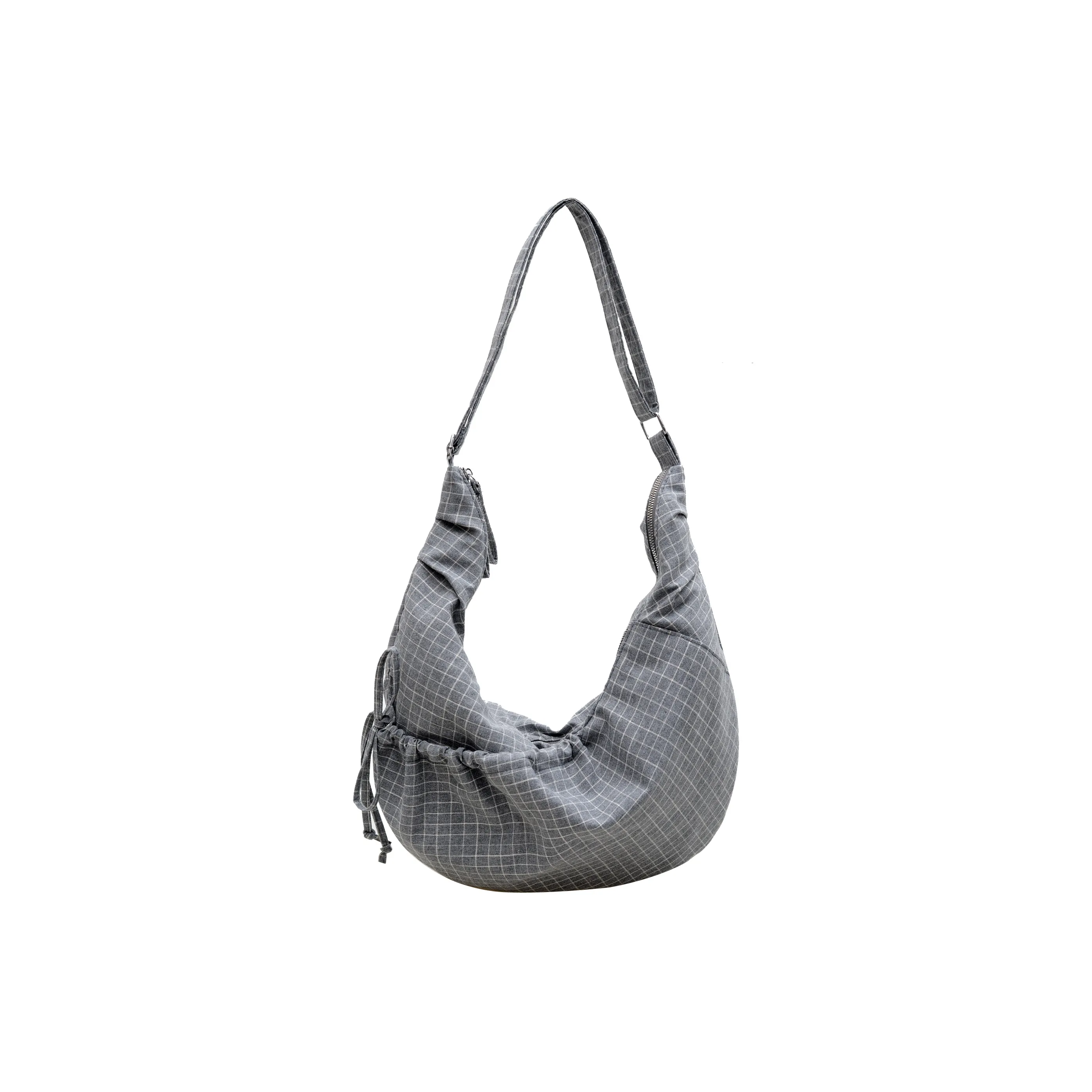 BAODIDAISHU Холст Сумка через плечо Стандартная Женская Серый Черный Синий