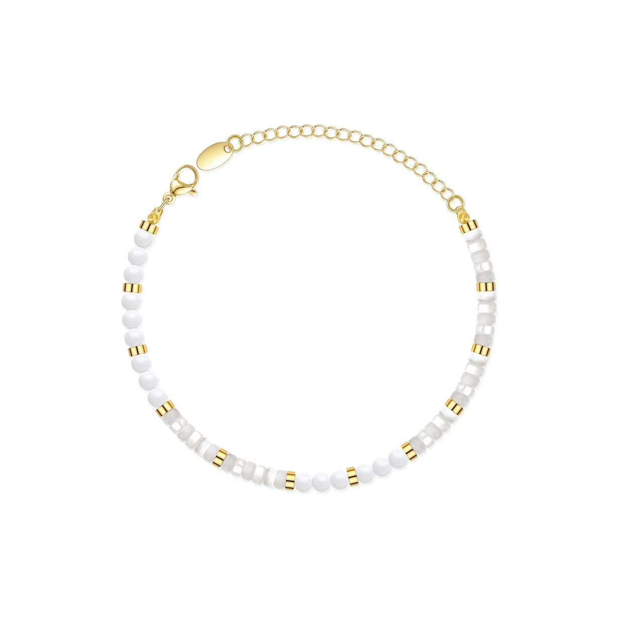 VIGG Белый Перламутровый Браслеты Женские