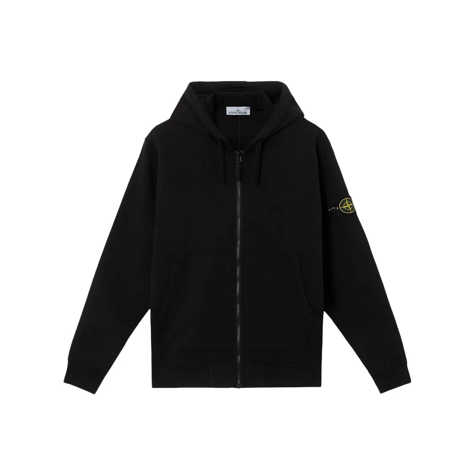 STONE ISLAND Угольный серый мужской свитшот