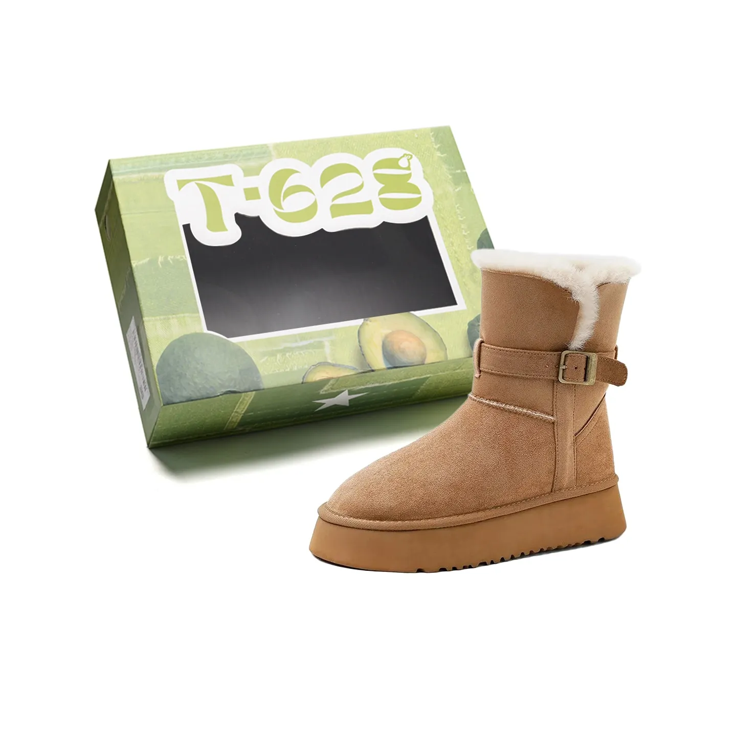 T628 Женские высокие сапоги на колено