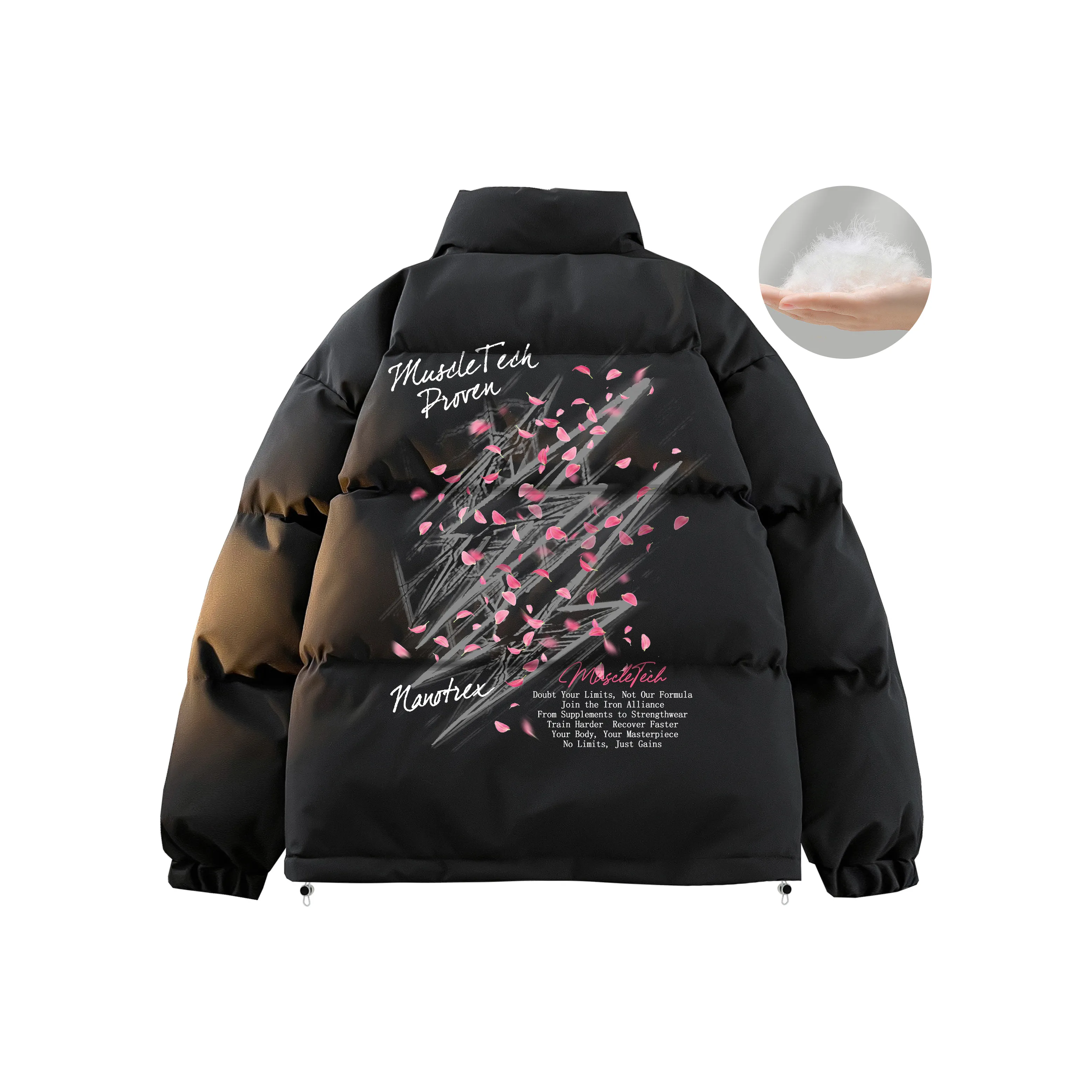 MUSCLETECH Хлопковый пуховик унисекс