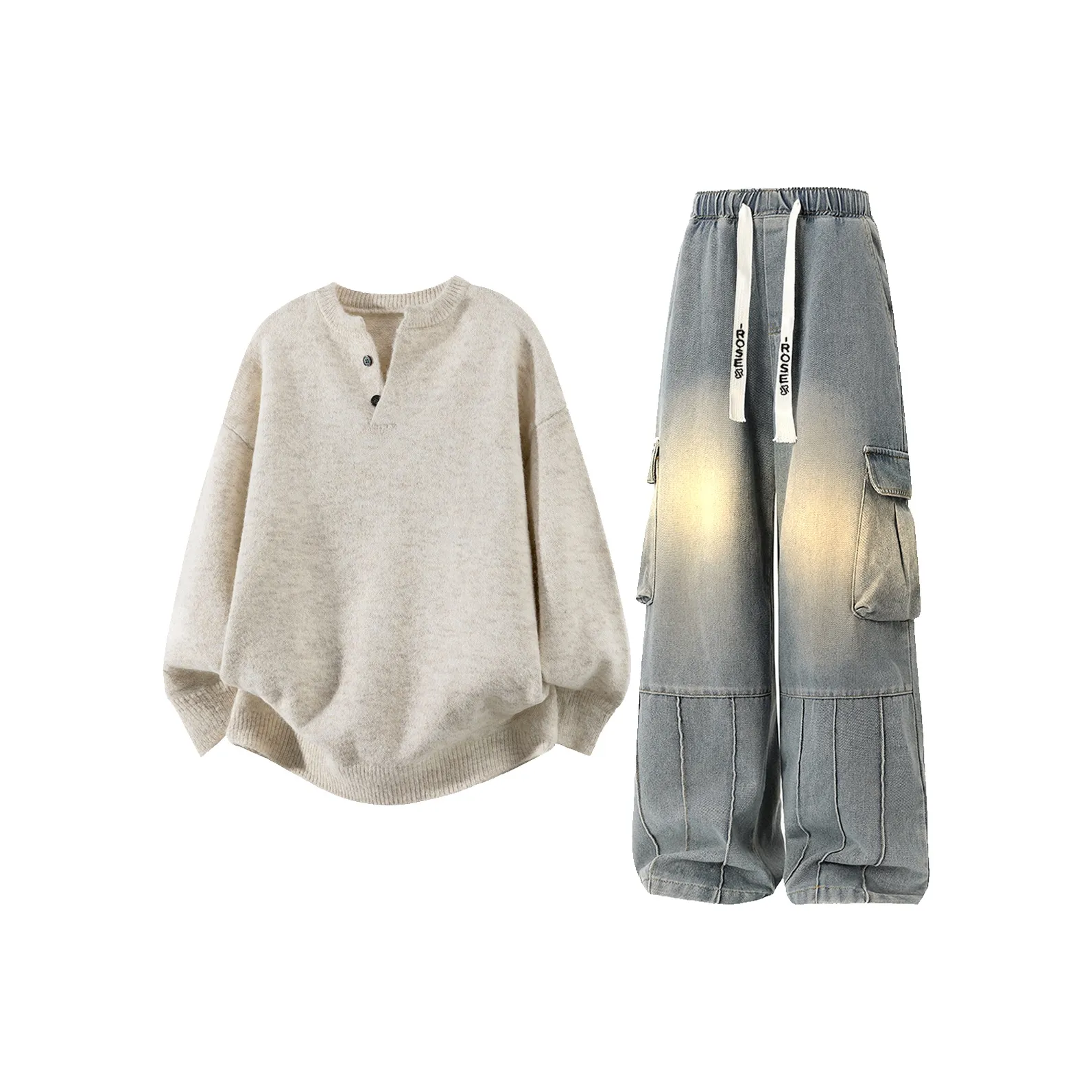 ROSECREED Свитшот Комплект Унисекс