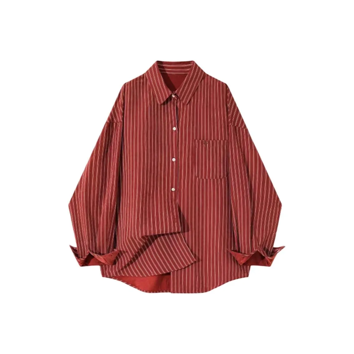 DOSOHEB Red Women's Shirts DOSOHEB Красный Женские Рубашки