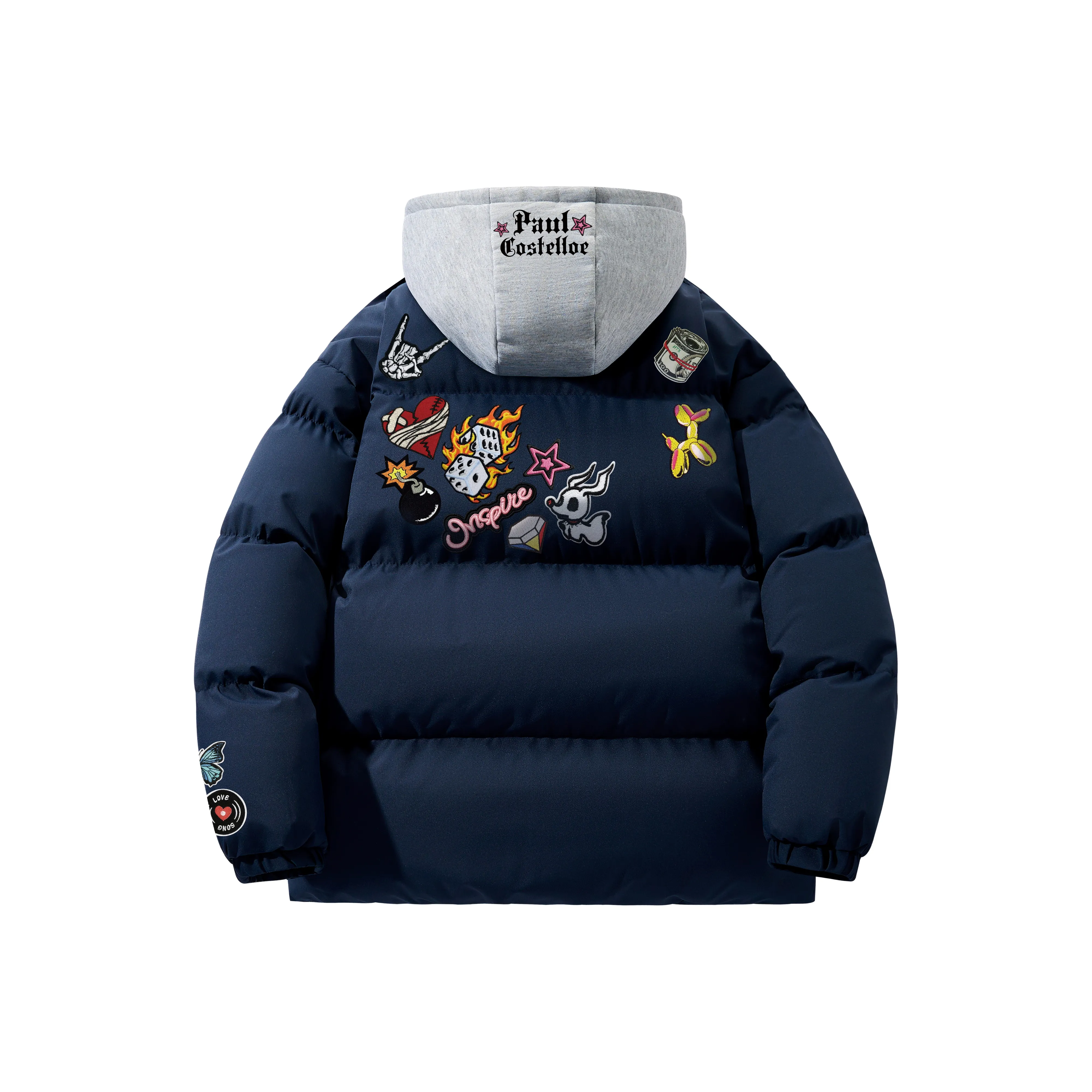 PAUL COSTELLOE Хлопковый пуховик унисекс