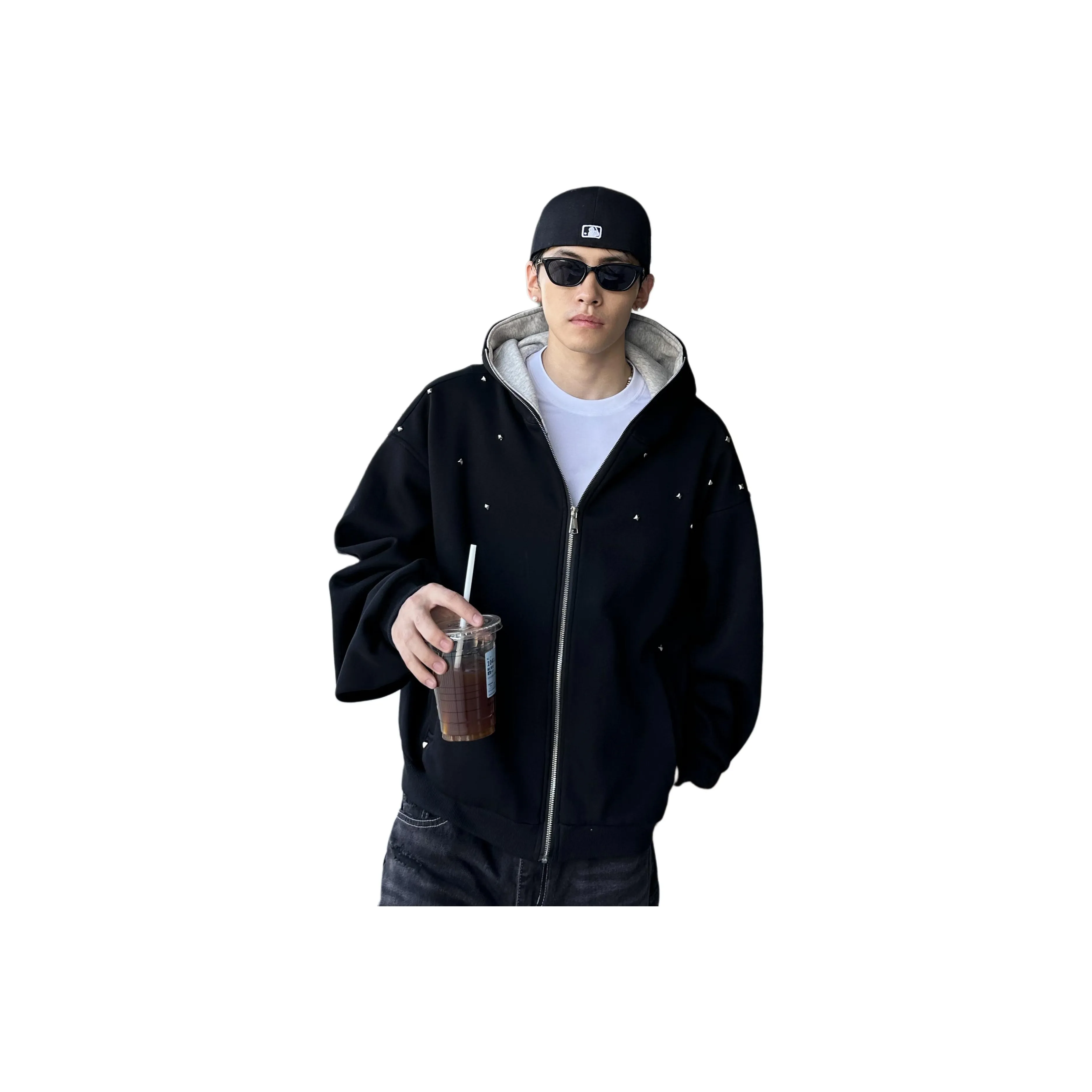 YONGYAN Черный Унисекс Свитшоты