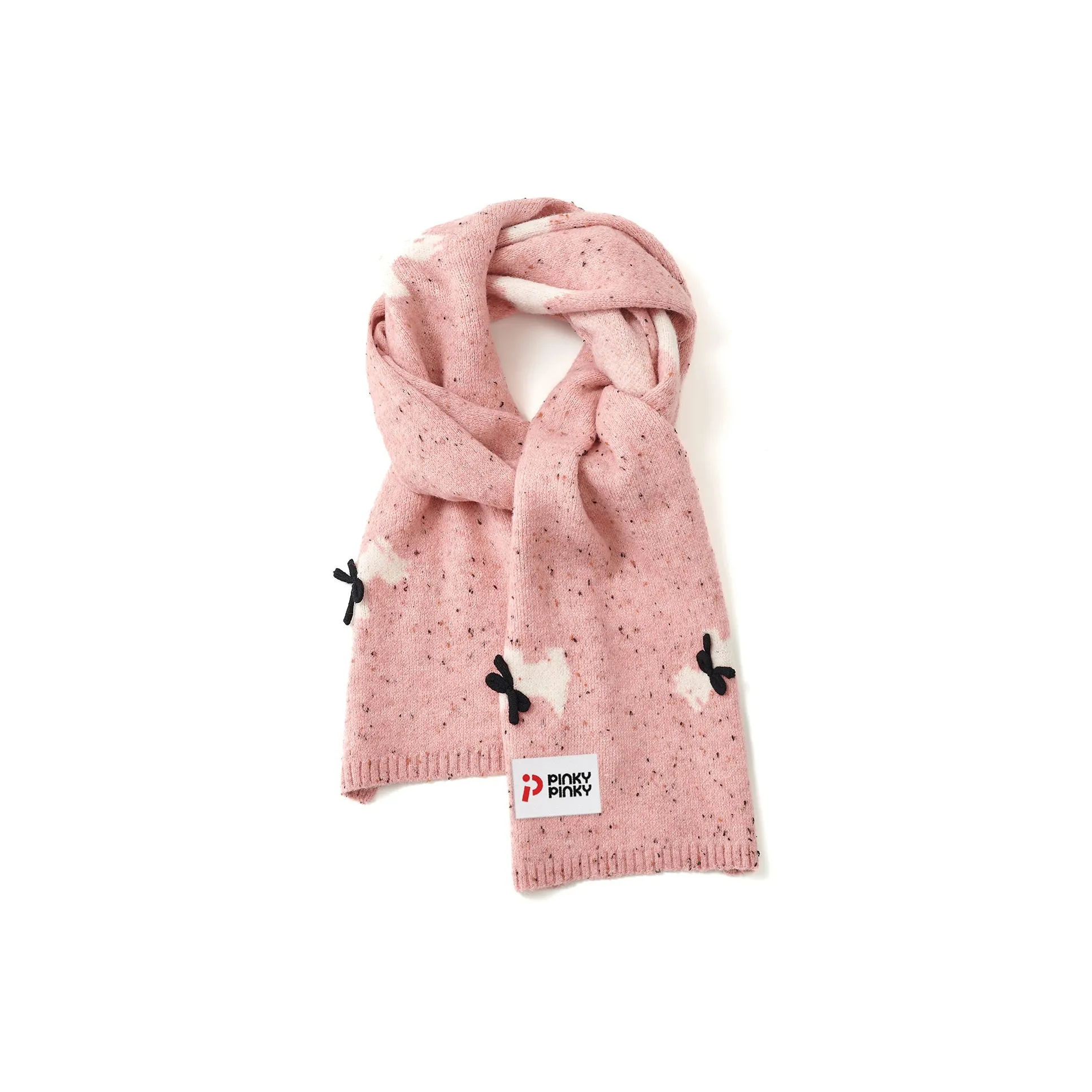 PINKYPINKY Смесовая шерсть Вязаные шарфы Унисекс