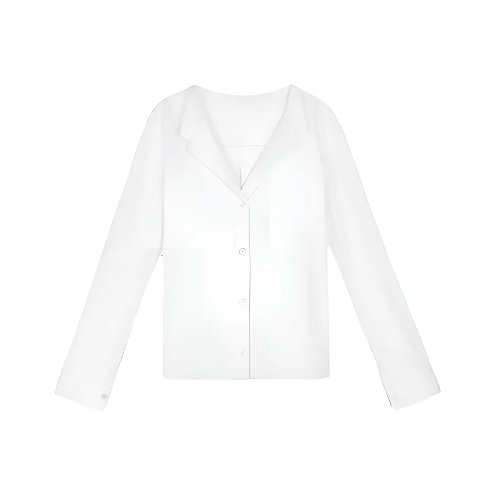 AINUOERMY Белая рубашка Женские рубашки