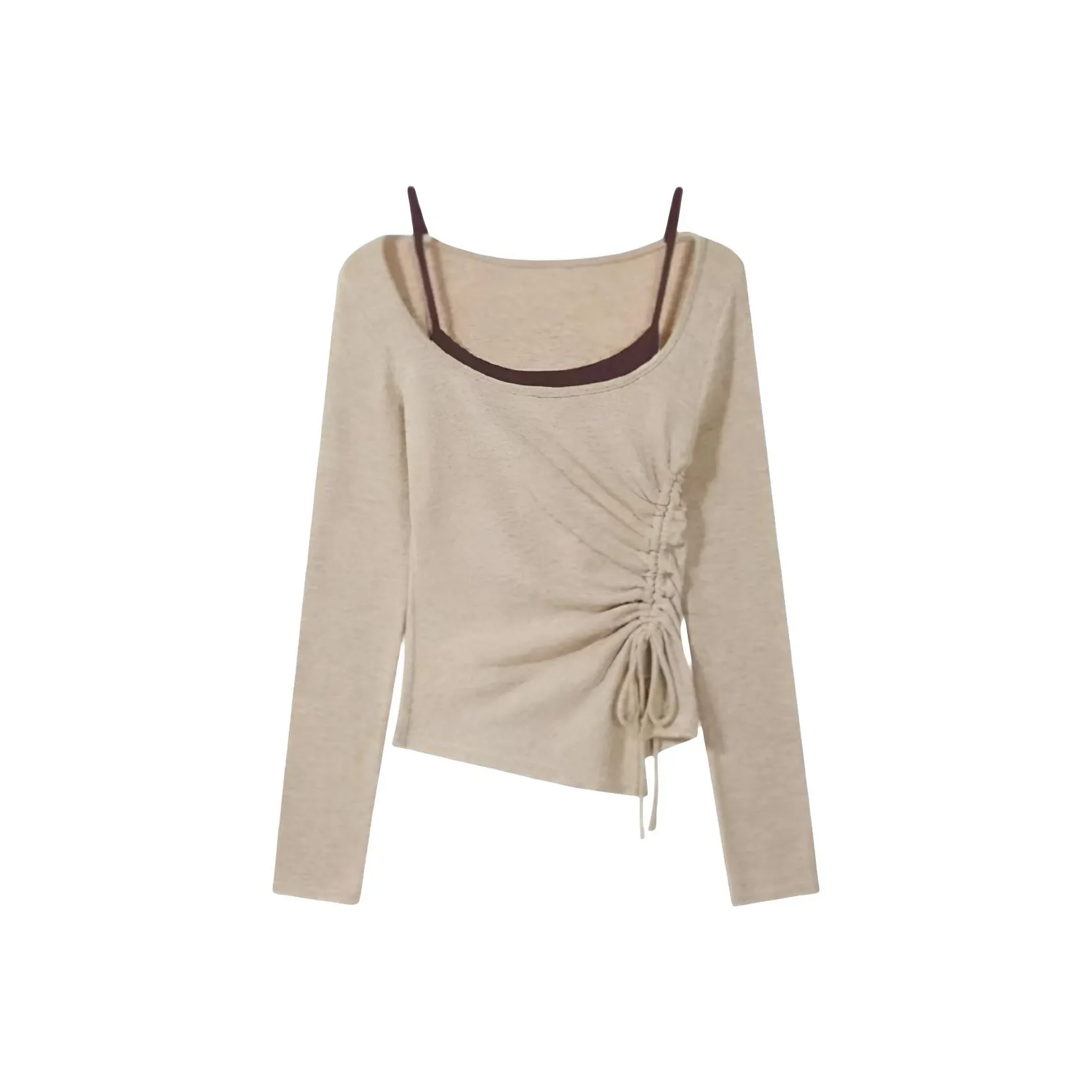 DOSOHEB Хаки Женские T-рубашки